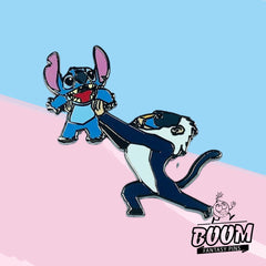 Pin's – Stitch de Lilo &amp; Stitch et Rafiki du Roi Lion – Disney Fantasy