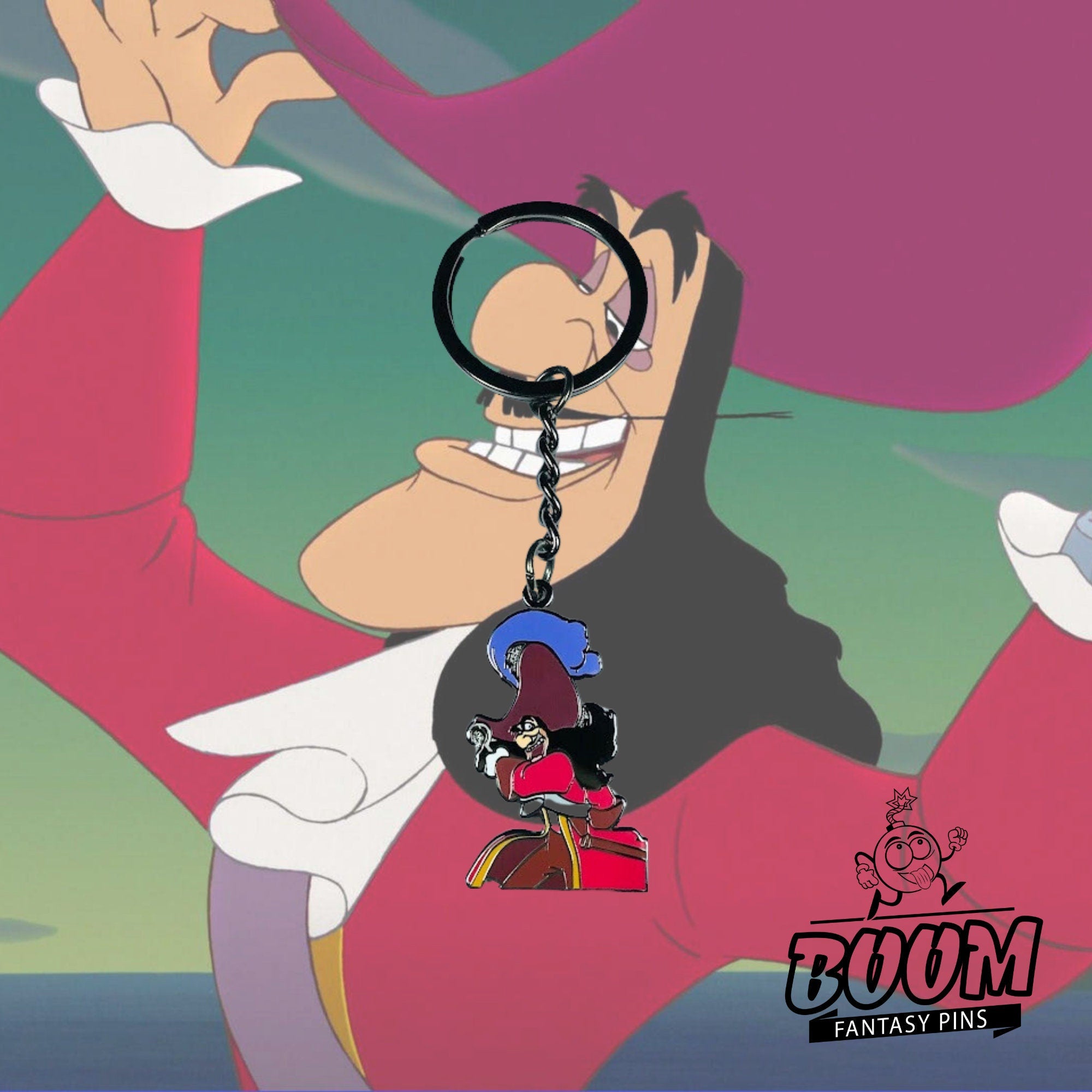 Llavero – Capitán Garfio de Peter Pan – Disney Fantasy