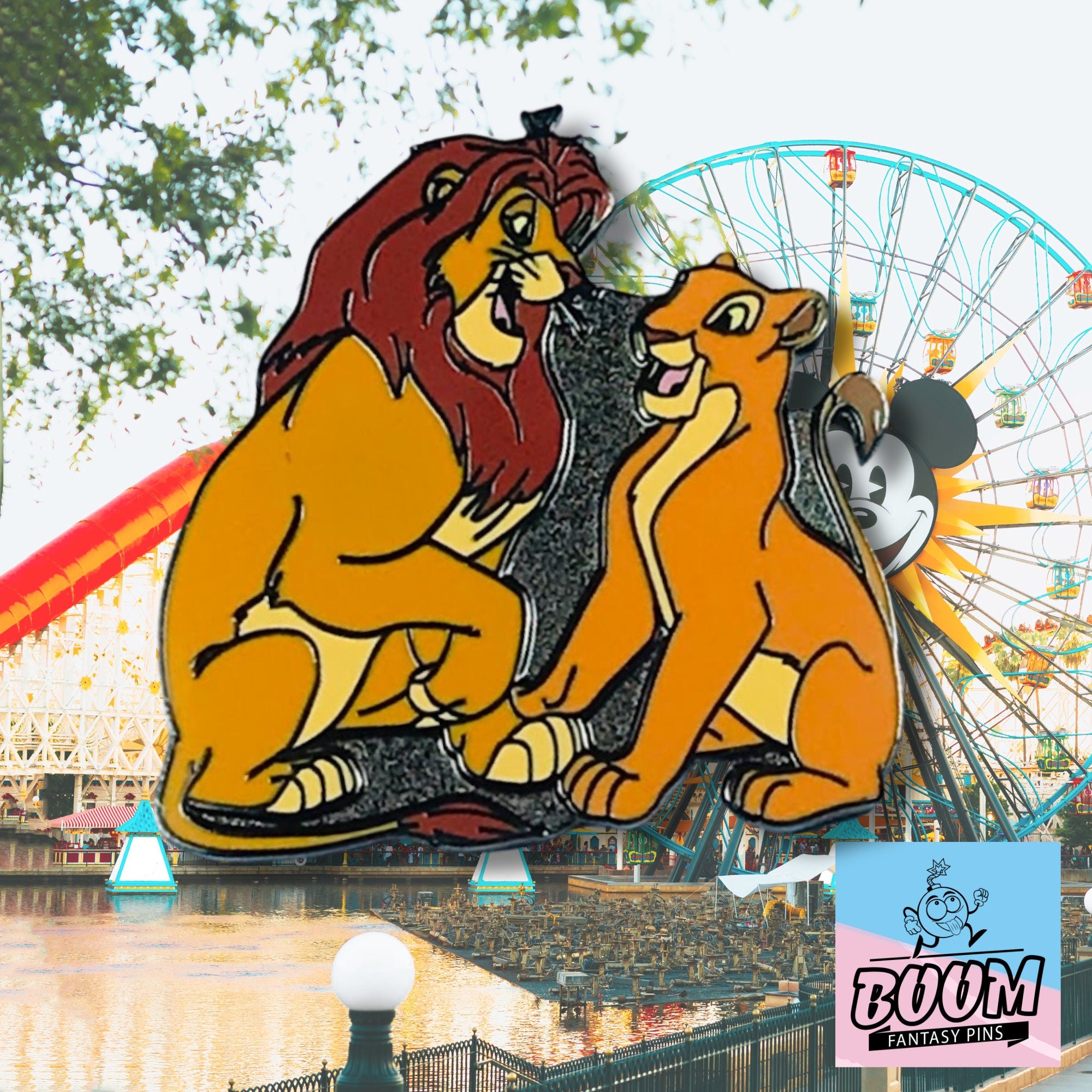 Pin – Simba y Nala de El Rey León – Disney Fantasy