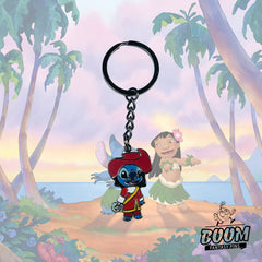 Llavero – Experimento 626 Stitch como el Capitán Garfio de Lilo &amp; Stitch Disney Fantasy