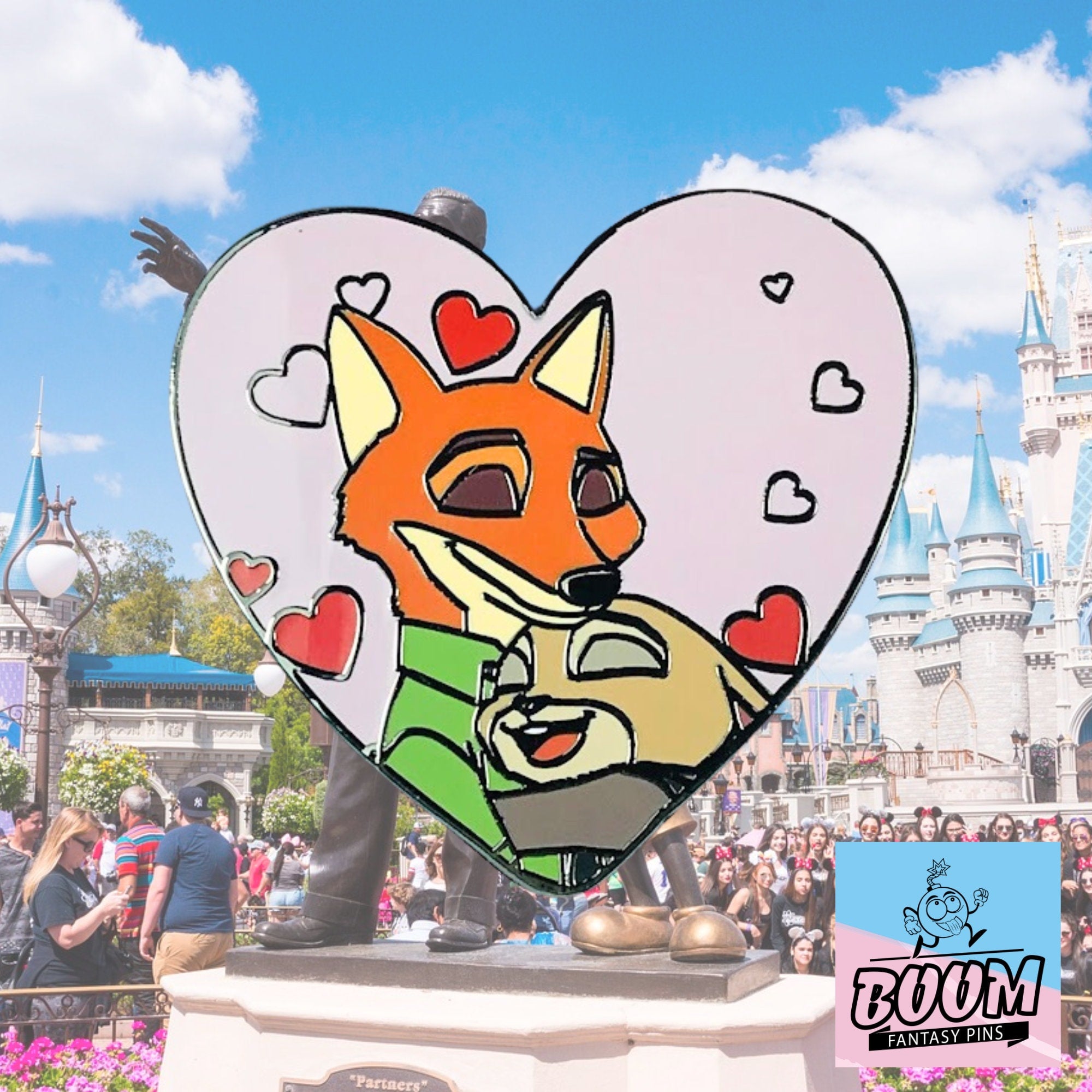 Pin – Judy Hopps y Nick Wilde de Zootopia – Disney Fantasy