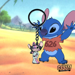 Llavero – Ángel como Leia Organa de Lilo y Stitch – Disney Fantasy