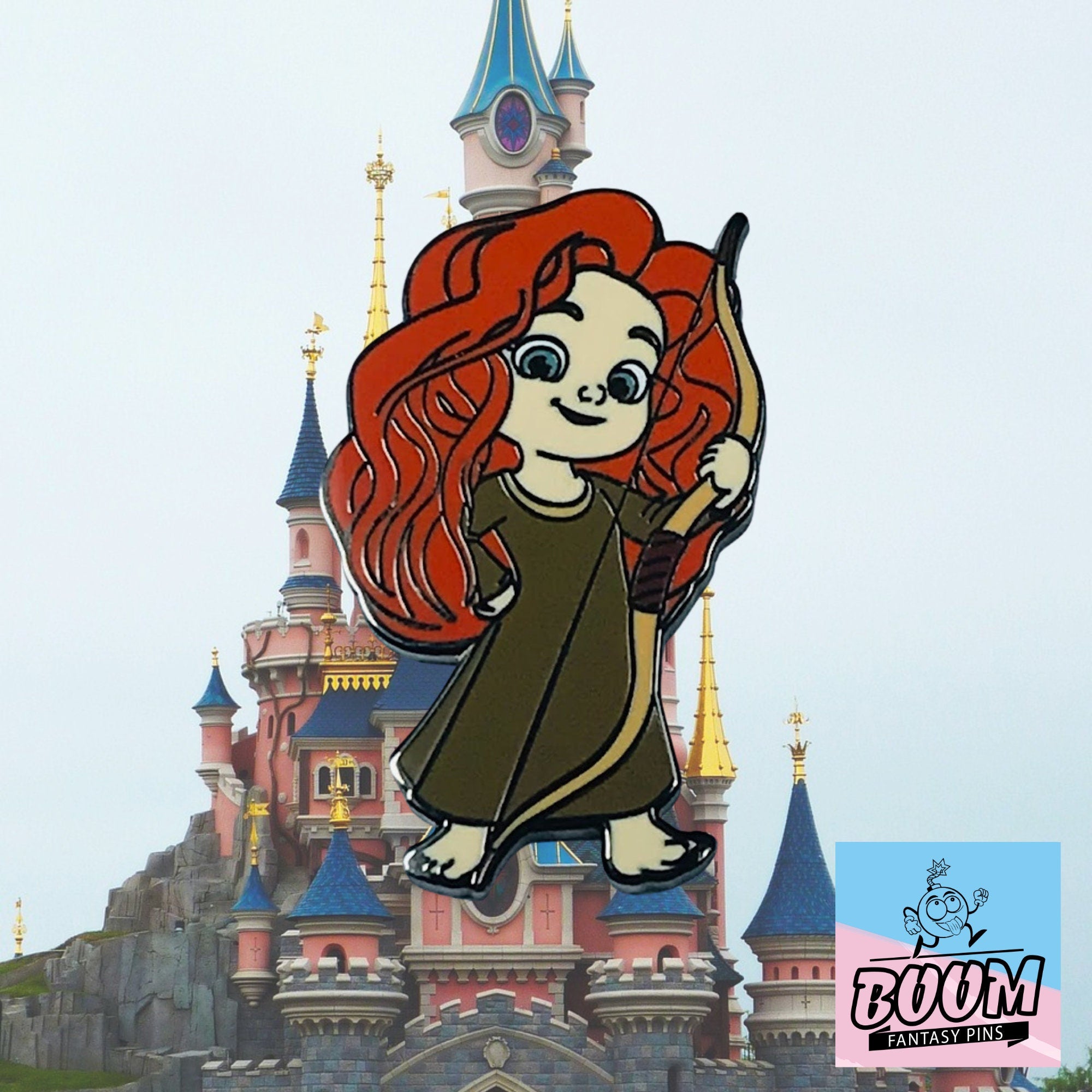 Pin's – Princesse Merida du film Rebelle – Disney Fantasy
