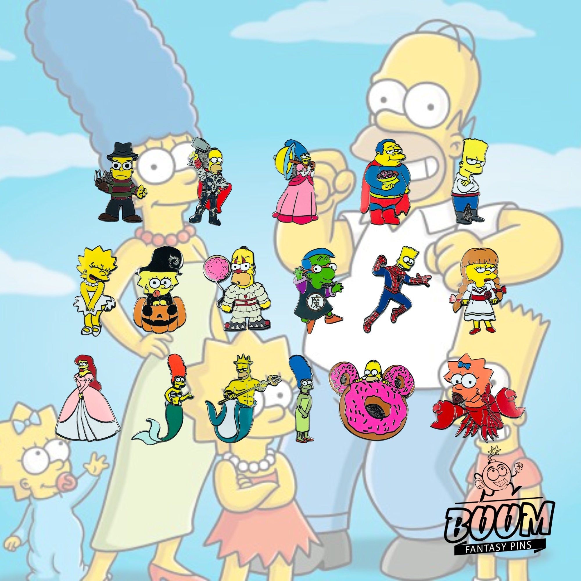 Pin's – Homer Simpson des Simpson – Disney Fantasy