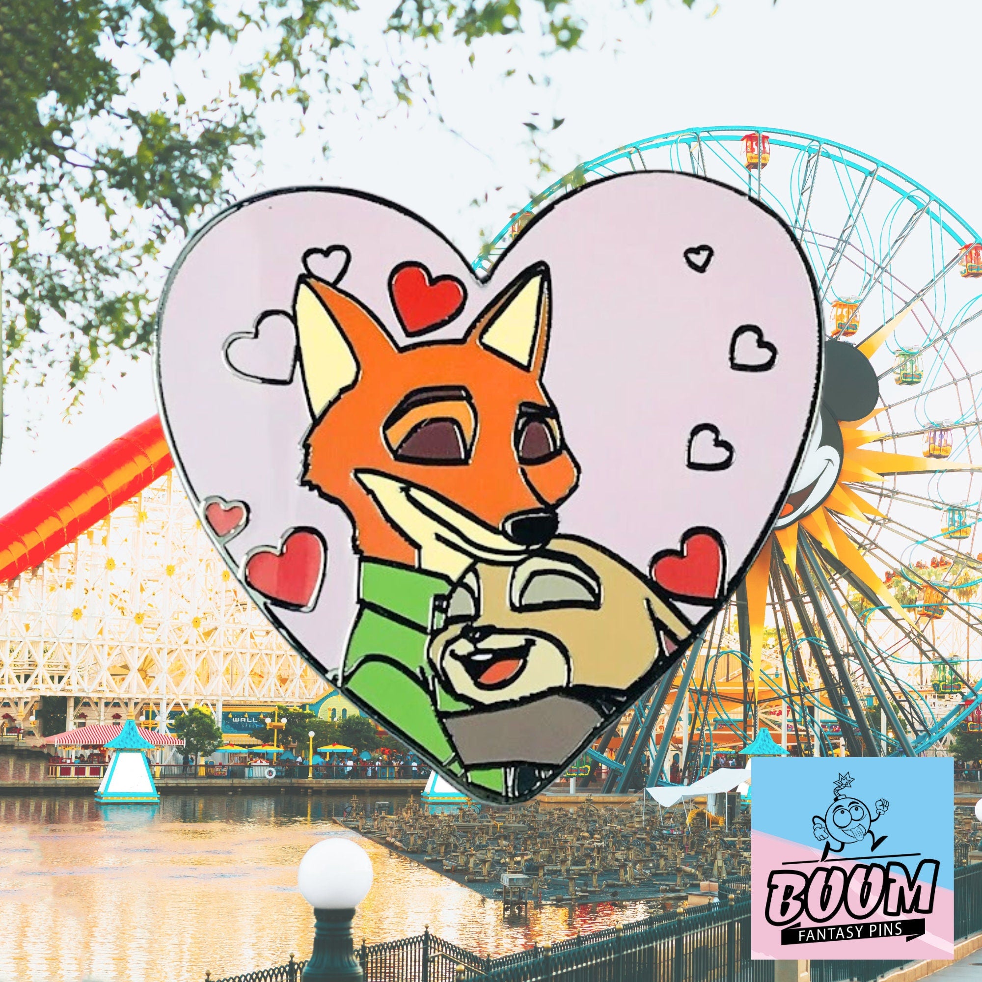 Pin – Judy Hopps y Nick Wilde de Zootopia – Disney Fantasy