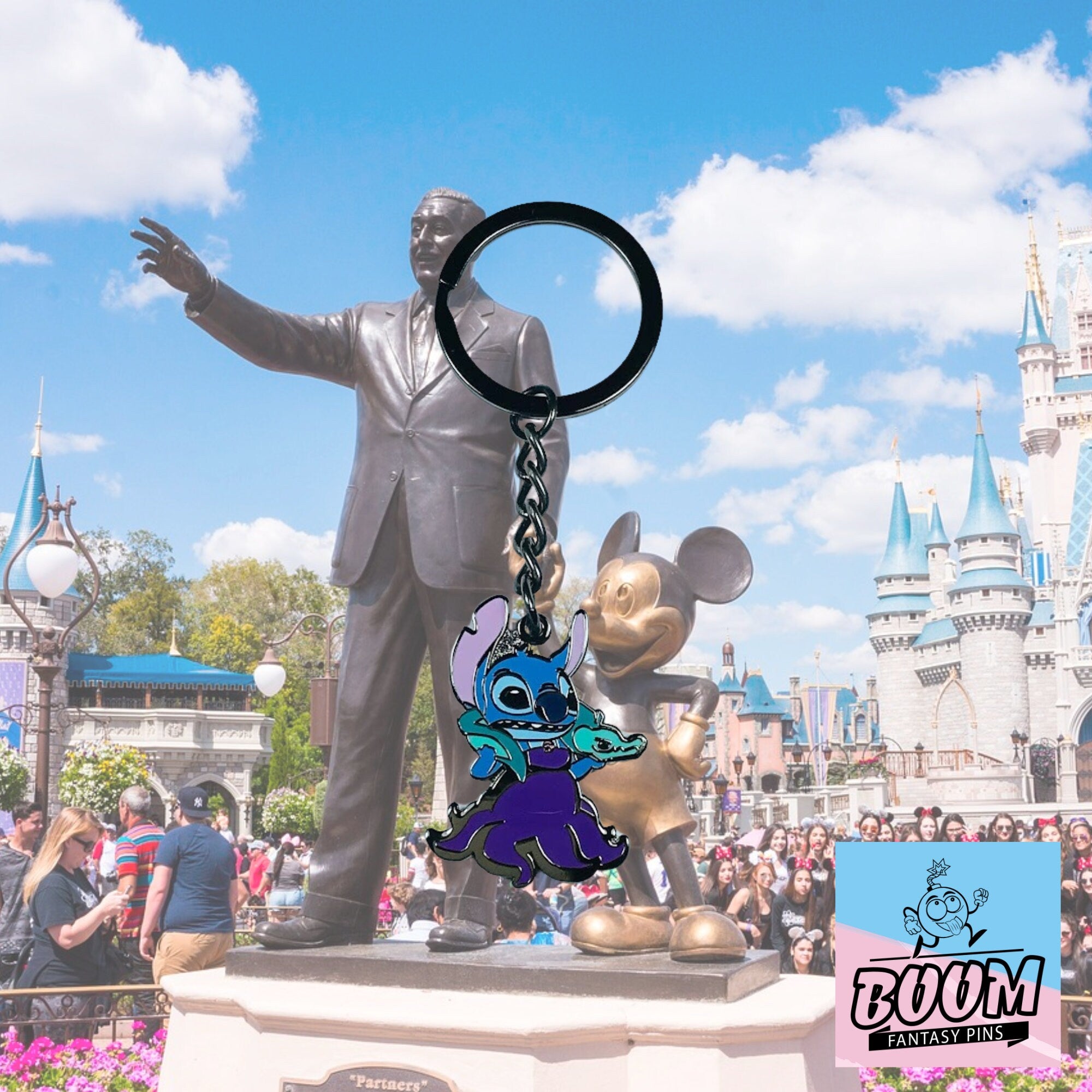 Llavero – Experimento 626 Stitch como Úrsula de Lilo &amp; Stitch – Disney Fantasy