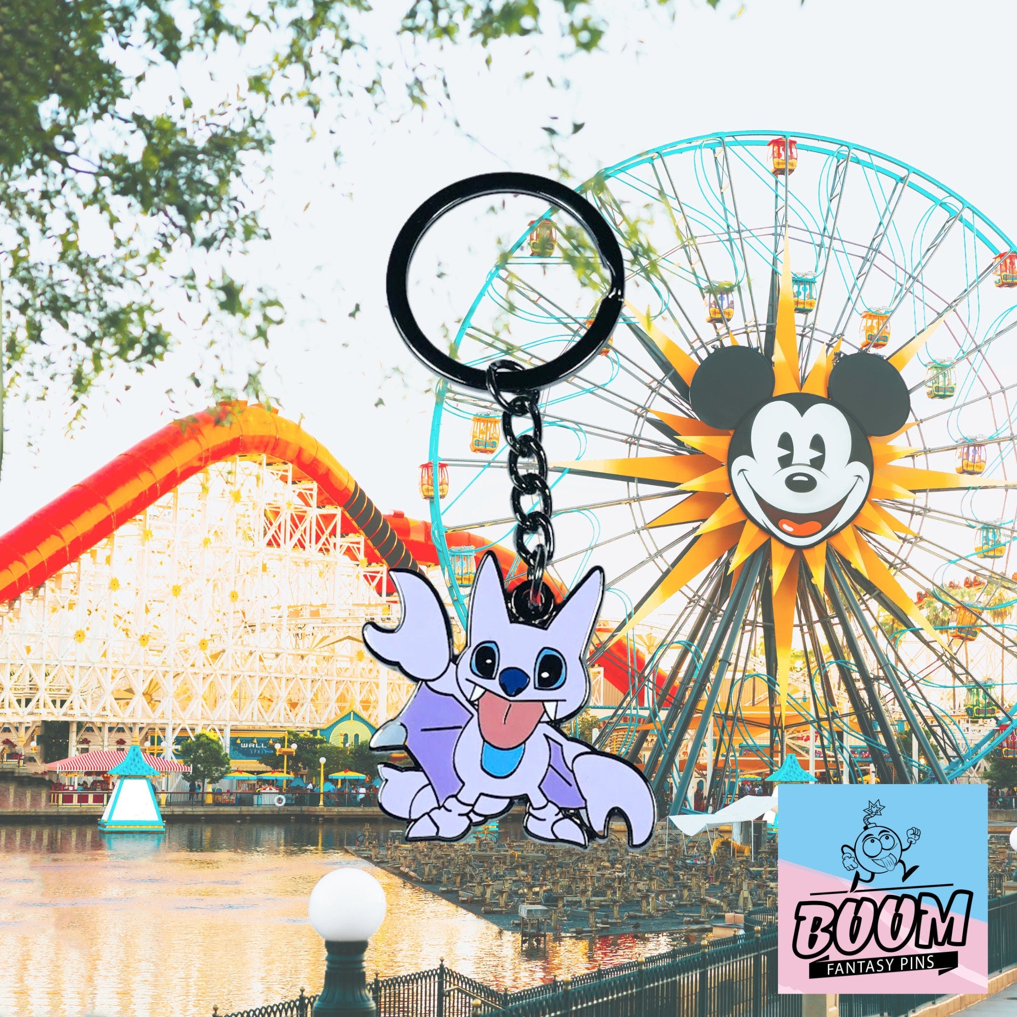 Porte-clés – Expérience 626 Stitch en Gligar de Lilo &amp; Stitch – Disney Fantasy