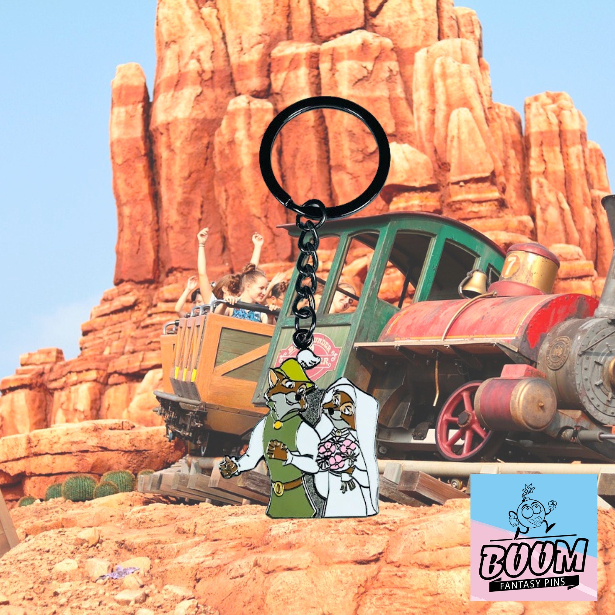 Llavero – Lady Marian y Robin Hood de Robin Hood – Disney Fantasy