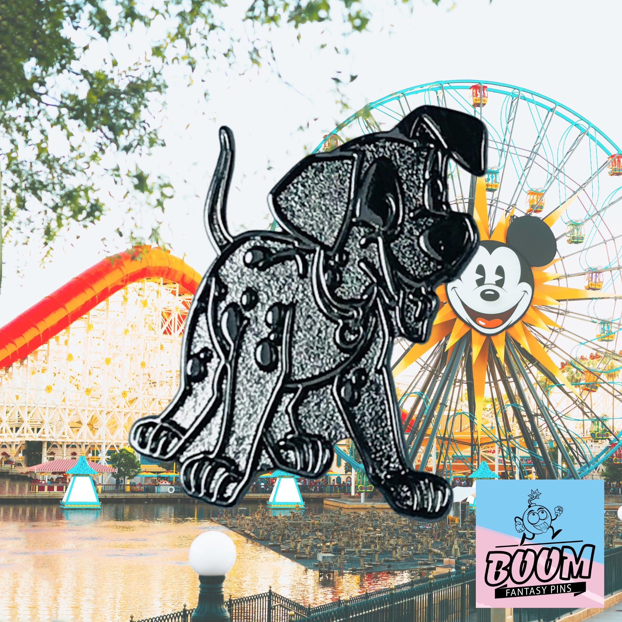 Pin's bicolore inspiré des 101 Dalmatiens – Disney Fantasy