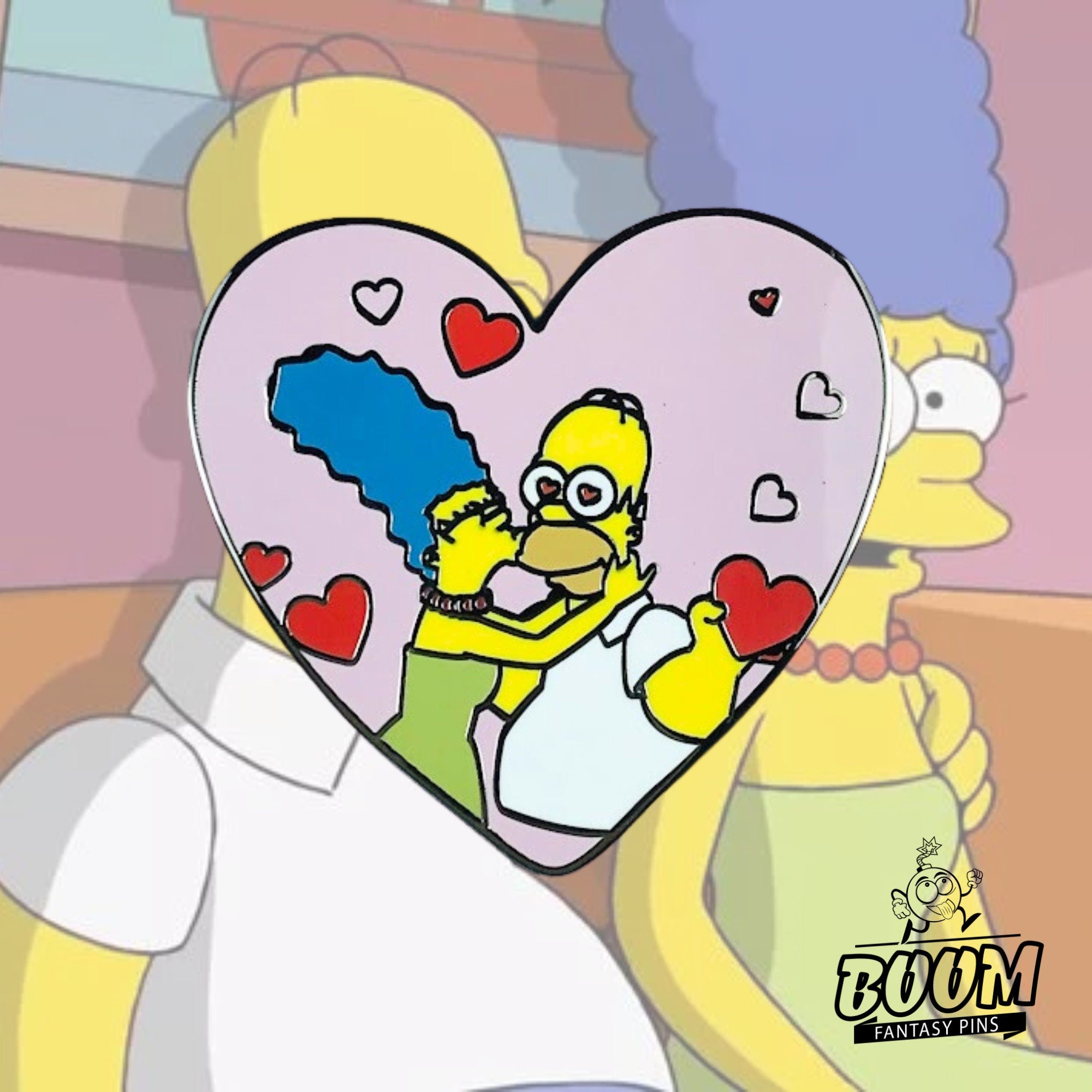 Pin – Homer Simpson y Marge Simpson de Los Simpson – Disney Fantasy