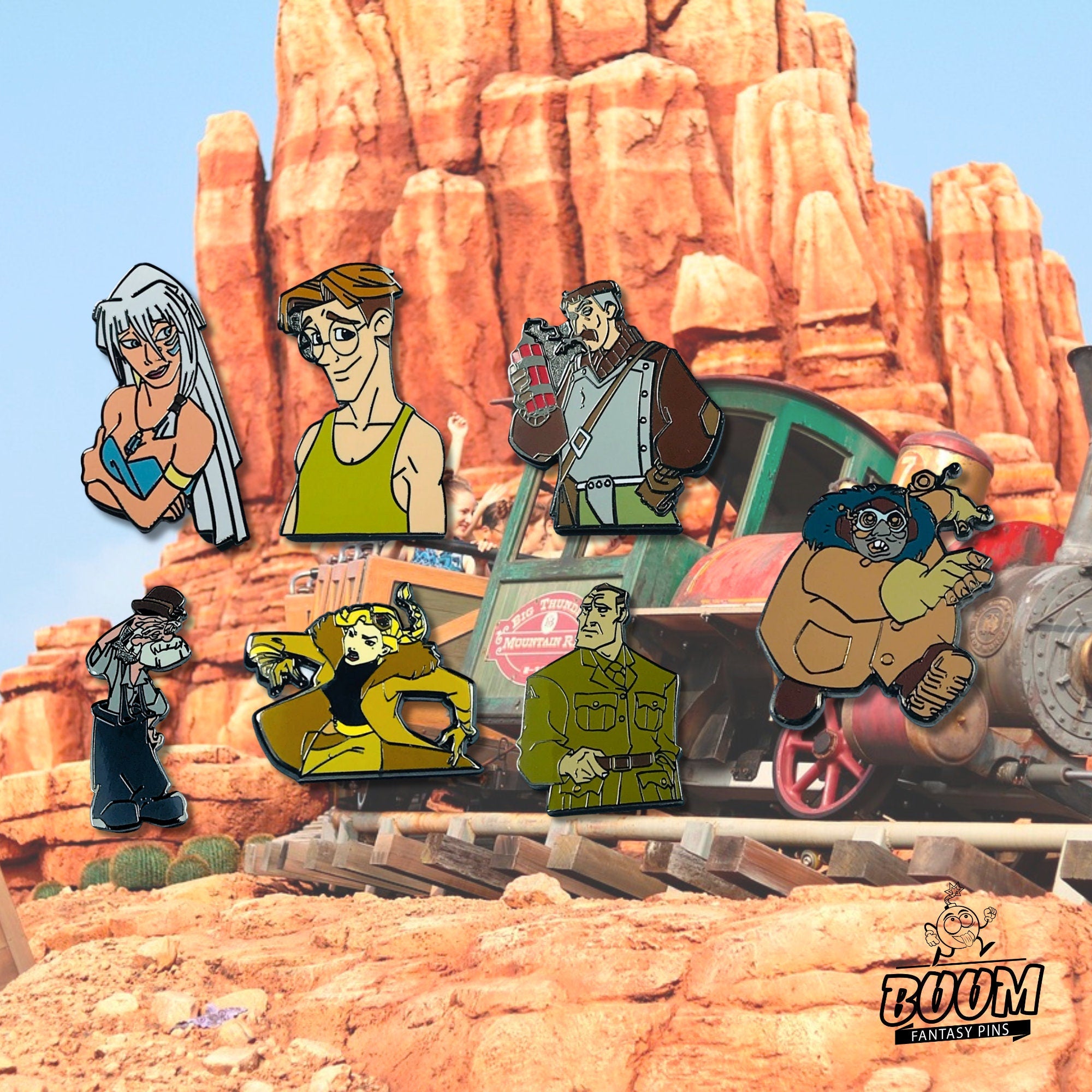 Pin's – Kida d'Atlantide, l'empire perdu – Disney Fantasy