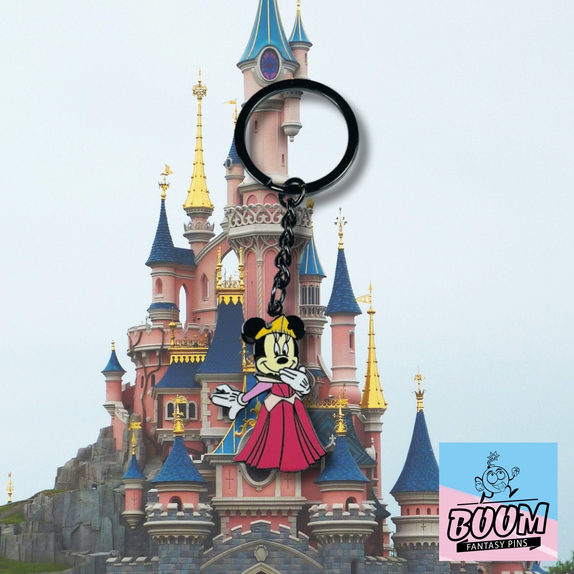 Llavero – Minnie Mouse de Cenicienta – Disney Fantasy