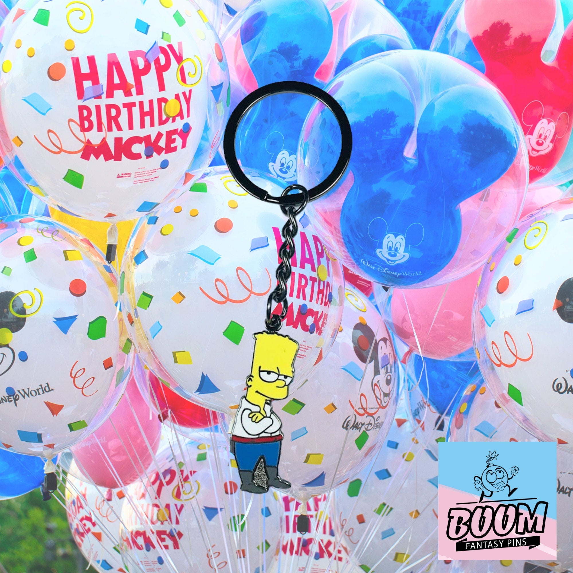 Llavero – Bart Simpson de Los Simpson – Disney Fantasy