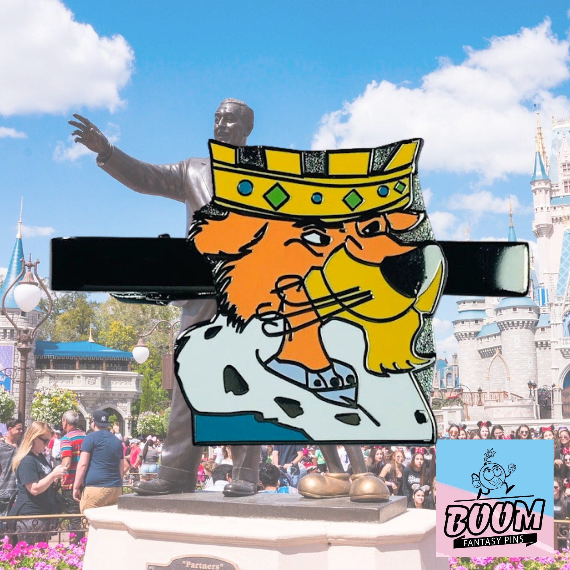 Pinza de corbata – Príncipe Juan de Robin Hood – Fantasía Disney