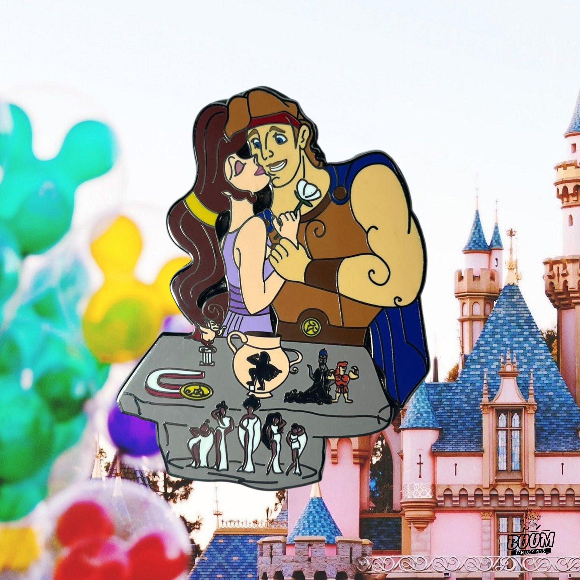 Pin's – Hercule et Mégara du film Hercule – Disney Fantasy