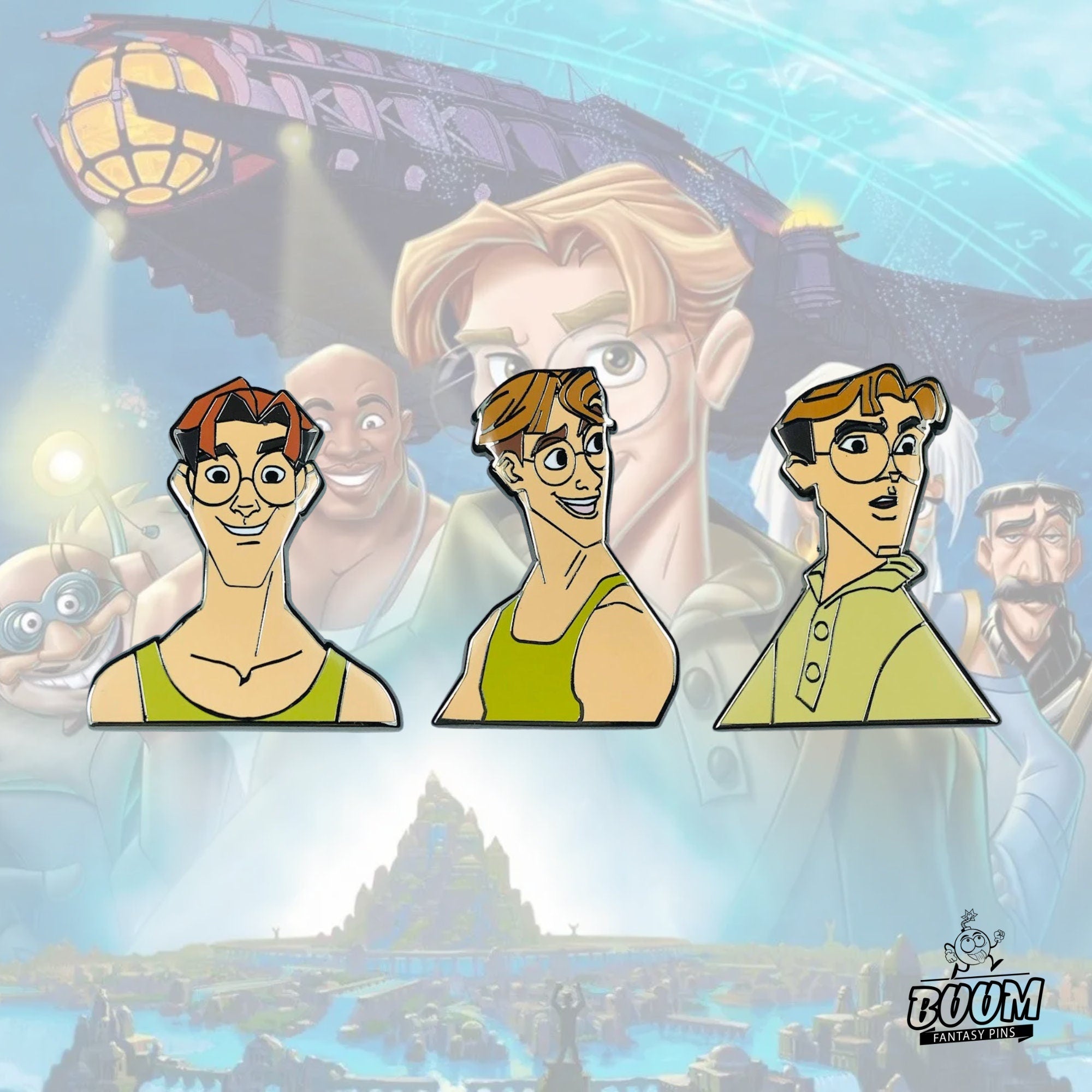 Pin – Milo Thatch from Atlantis The Lost Empire – Disney Fantasy