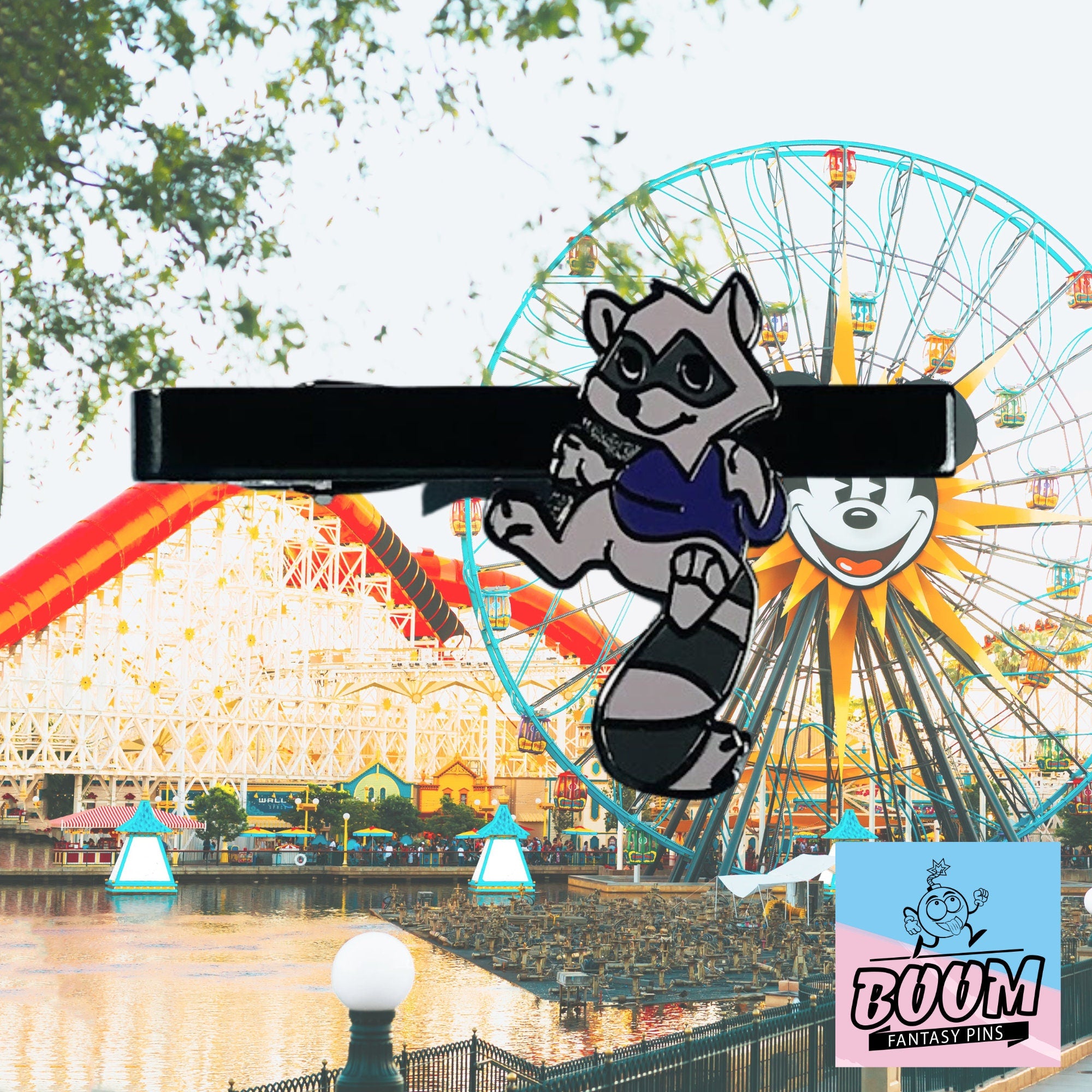 Pinza de corbata – Skippy el mapache de Robin Hood – Disney Fantasy