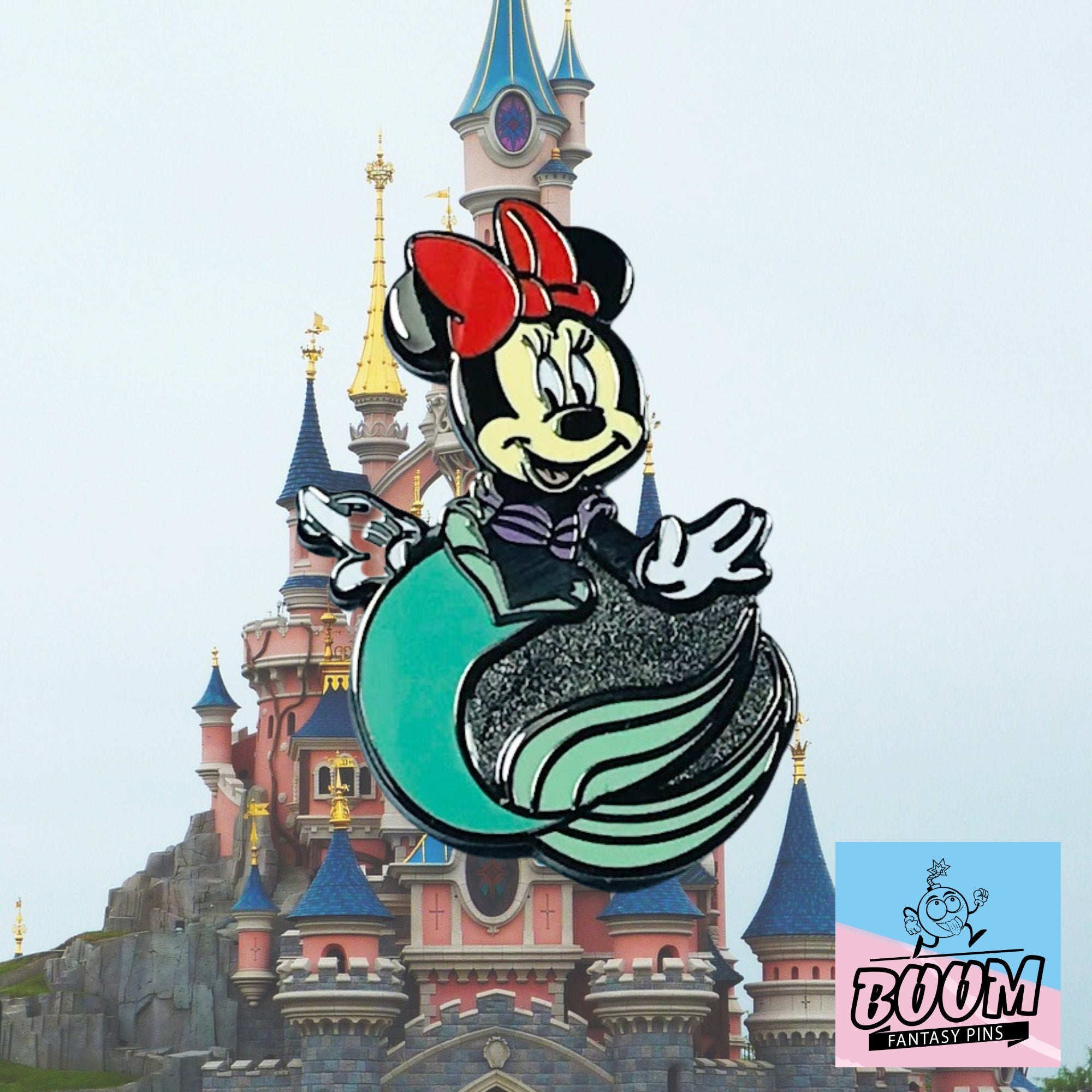 Pin's – Minnie Mouse en Ariel de La Petite Sirène – Disney Fantasy