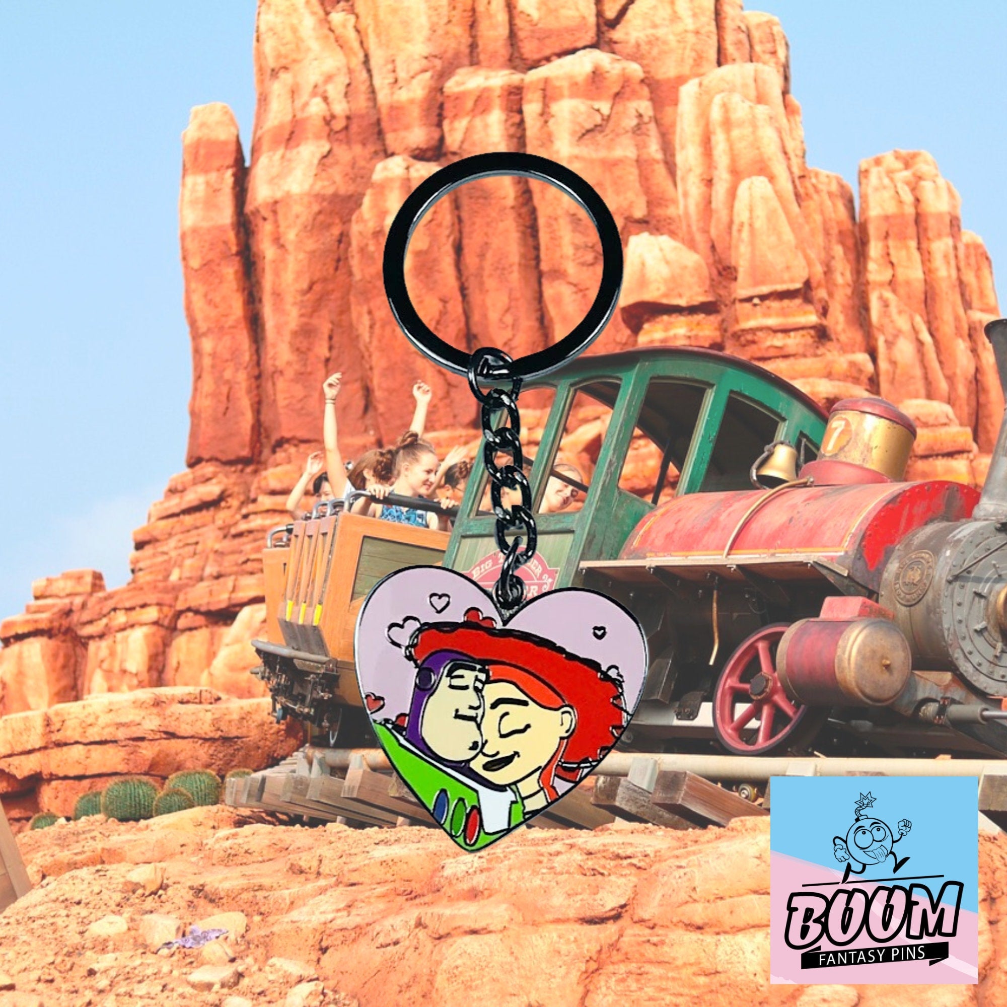 Porte-clés – Buzz l'Éclair et Jessie de Toy Story – Disney Fantasy