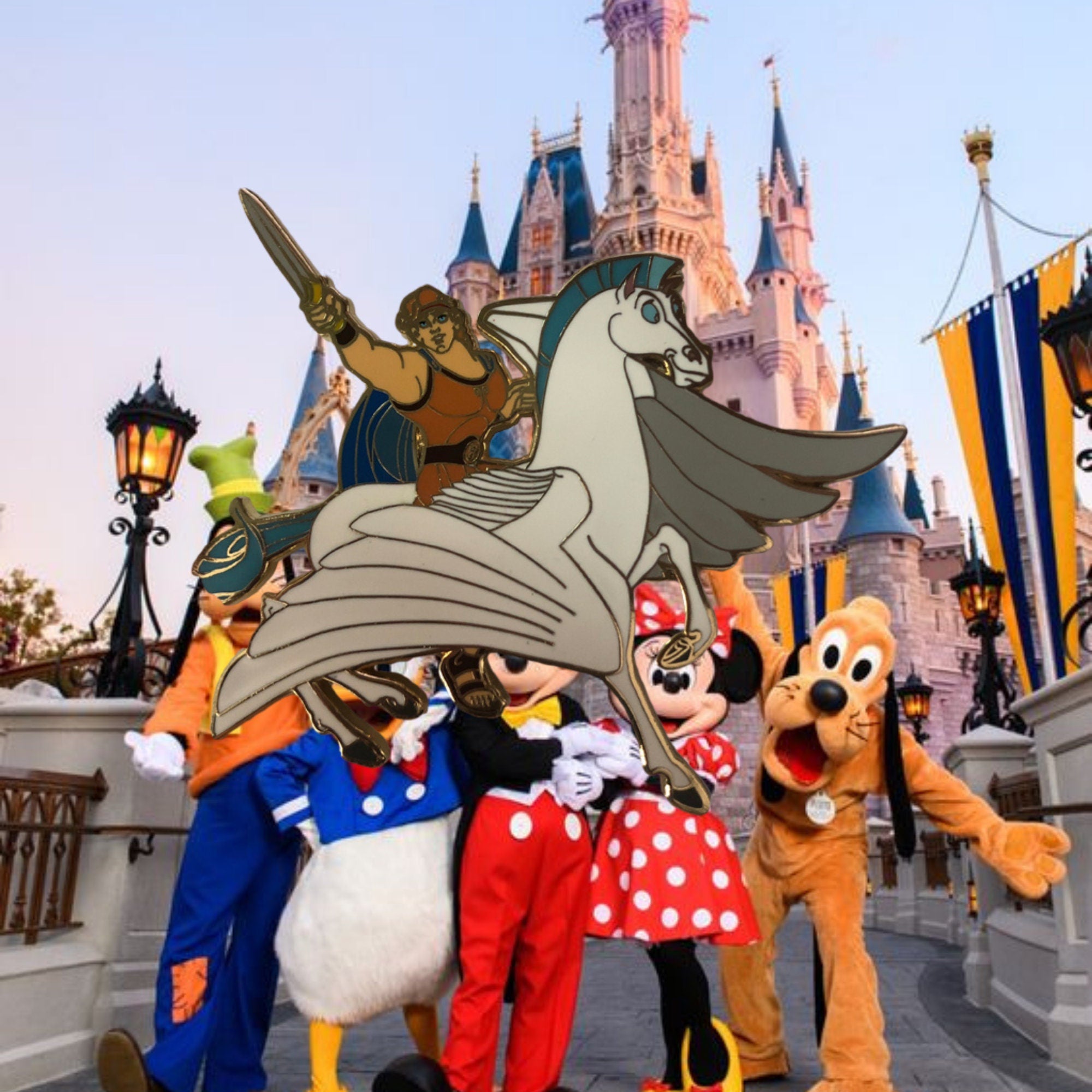 Pin's – Hercule et Pégase du film Hercule – Disney Fantasy