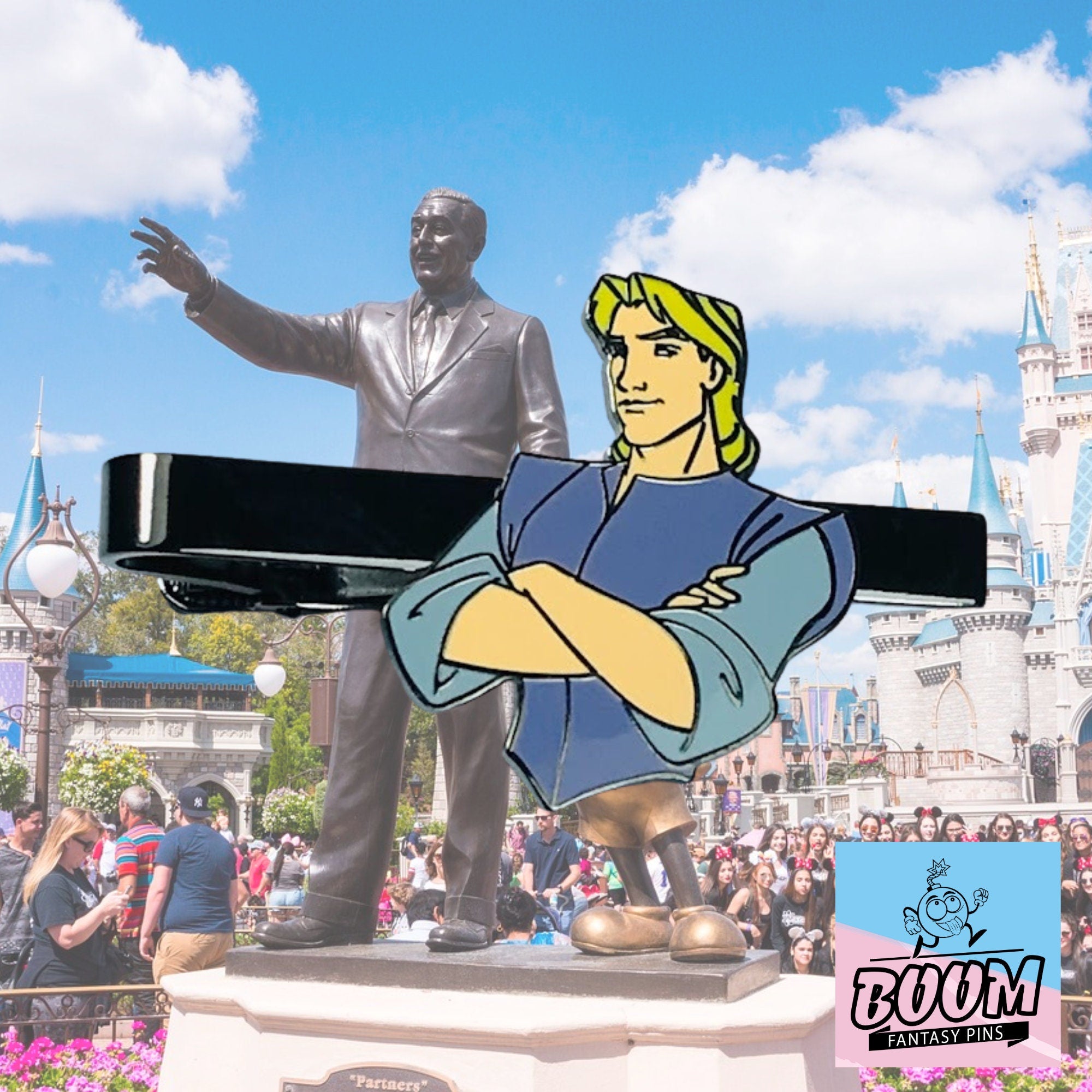 Pinza de corbata – Capitán John Smith de Pocahontas – Disney Fantasy