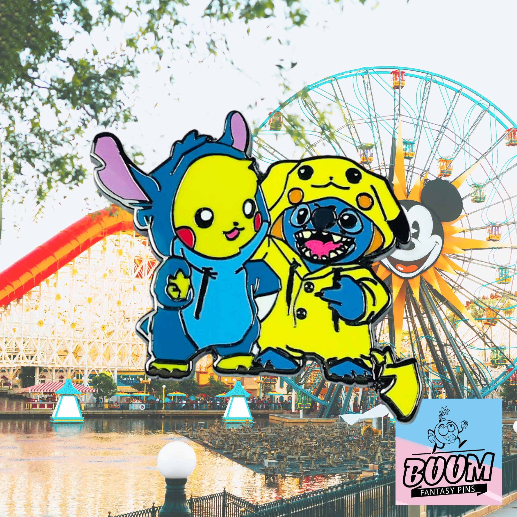 Pin – Stitch y Winnie the Pooh de Lilo y Stitch – Disney Fantasy