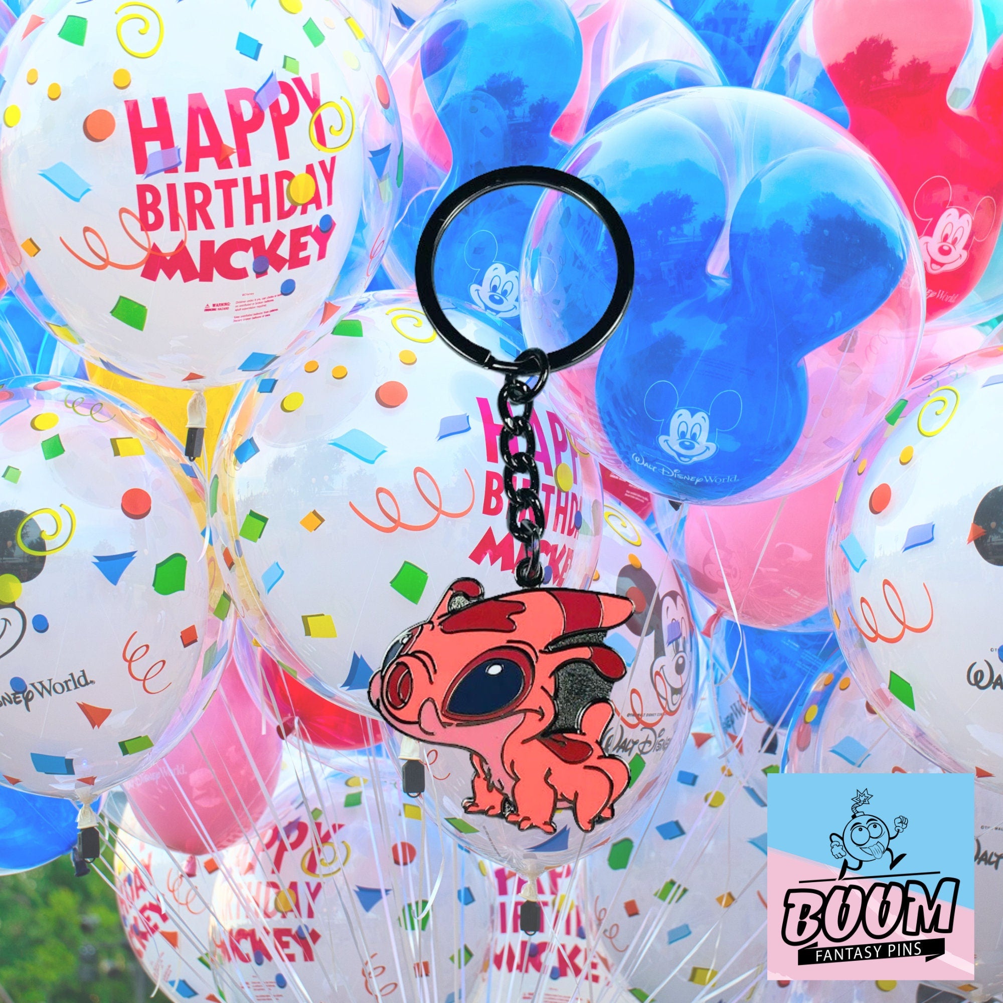 Llavero – Experimento 619 Splodyhead de Lilo y Stitch – Disney Fantasy