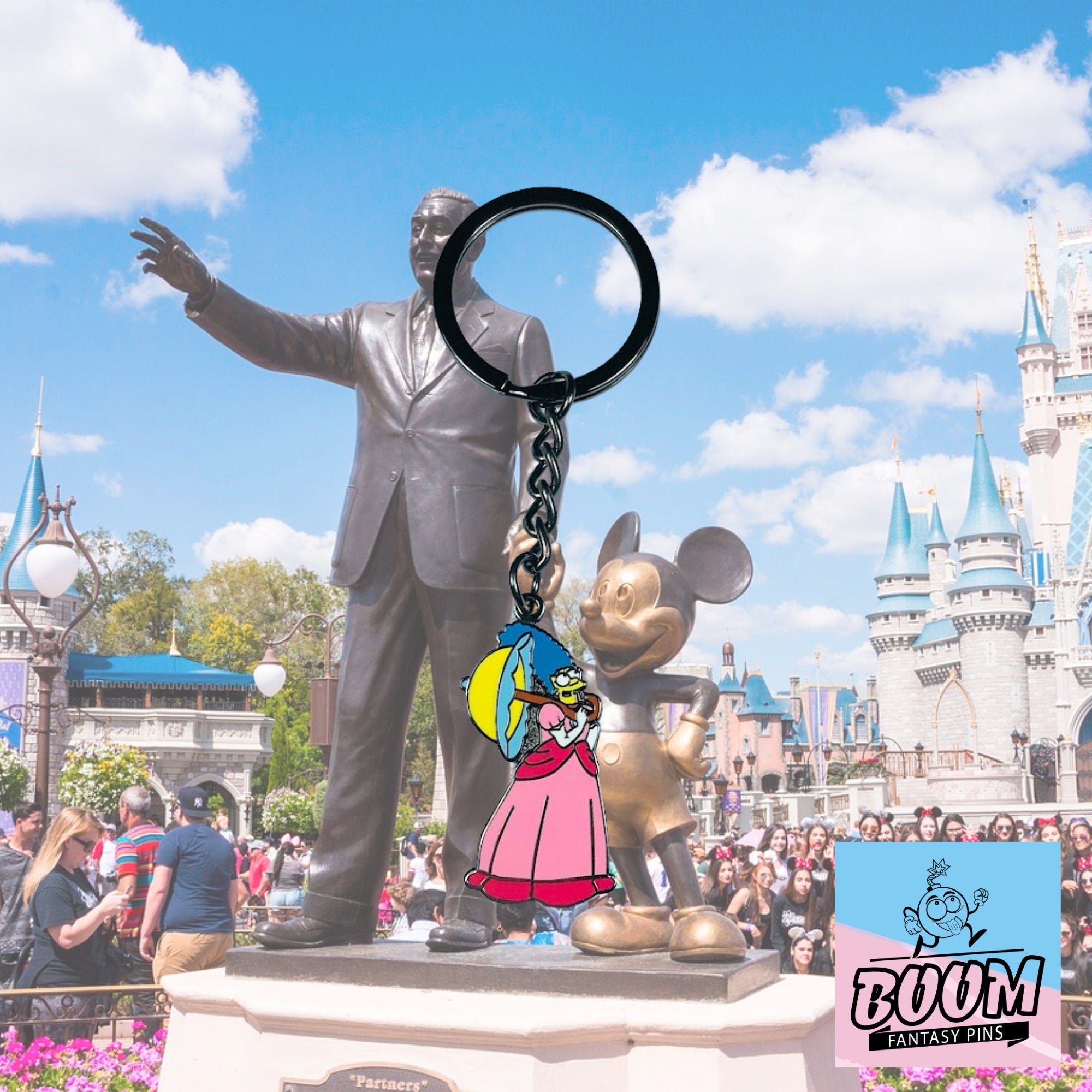 Llavero – Marge Simpson de Los Simpson – Disney Fantasy