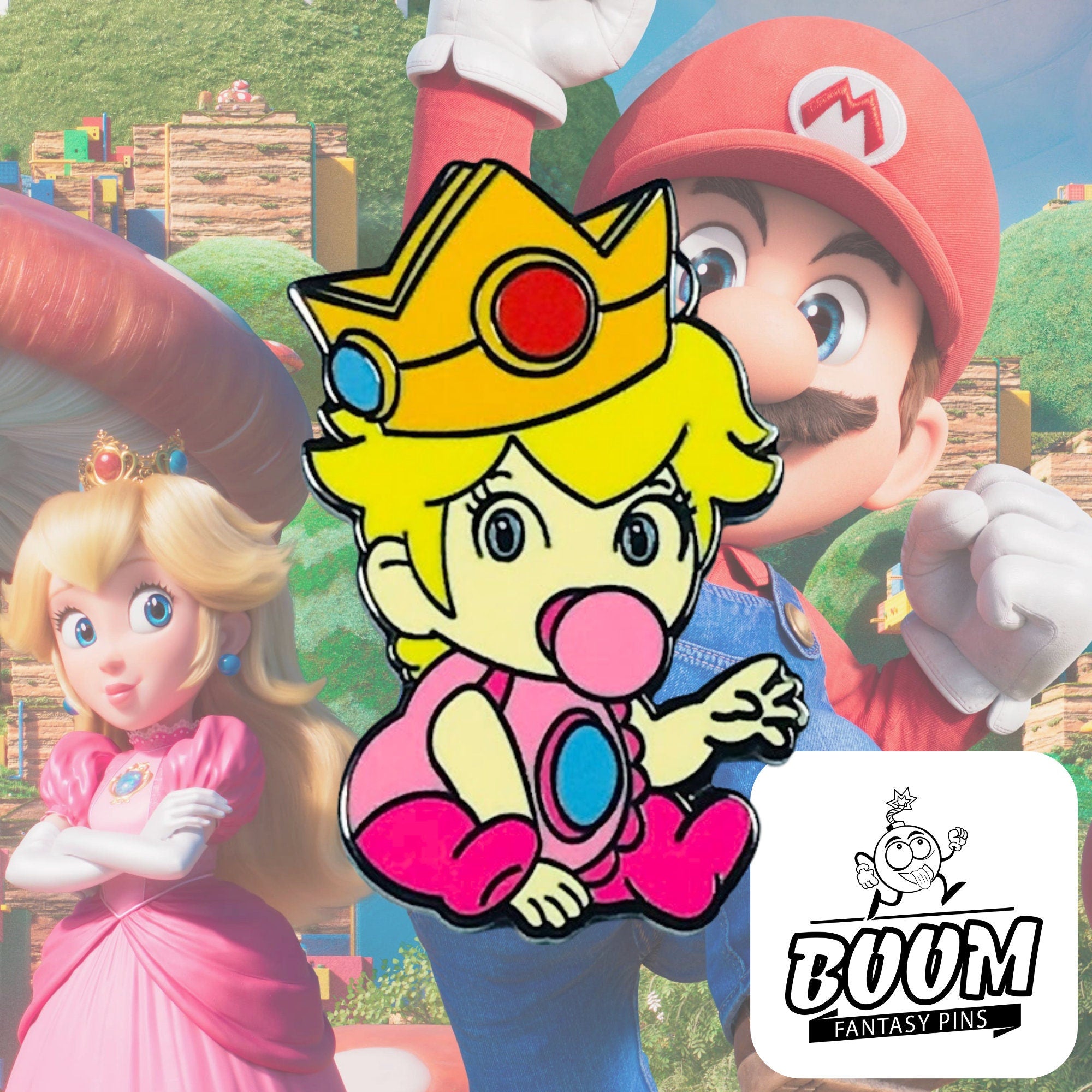 Pin's – Bébé Princesse Peach de Mario Bros – Disney Fantasy