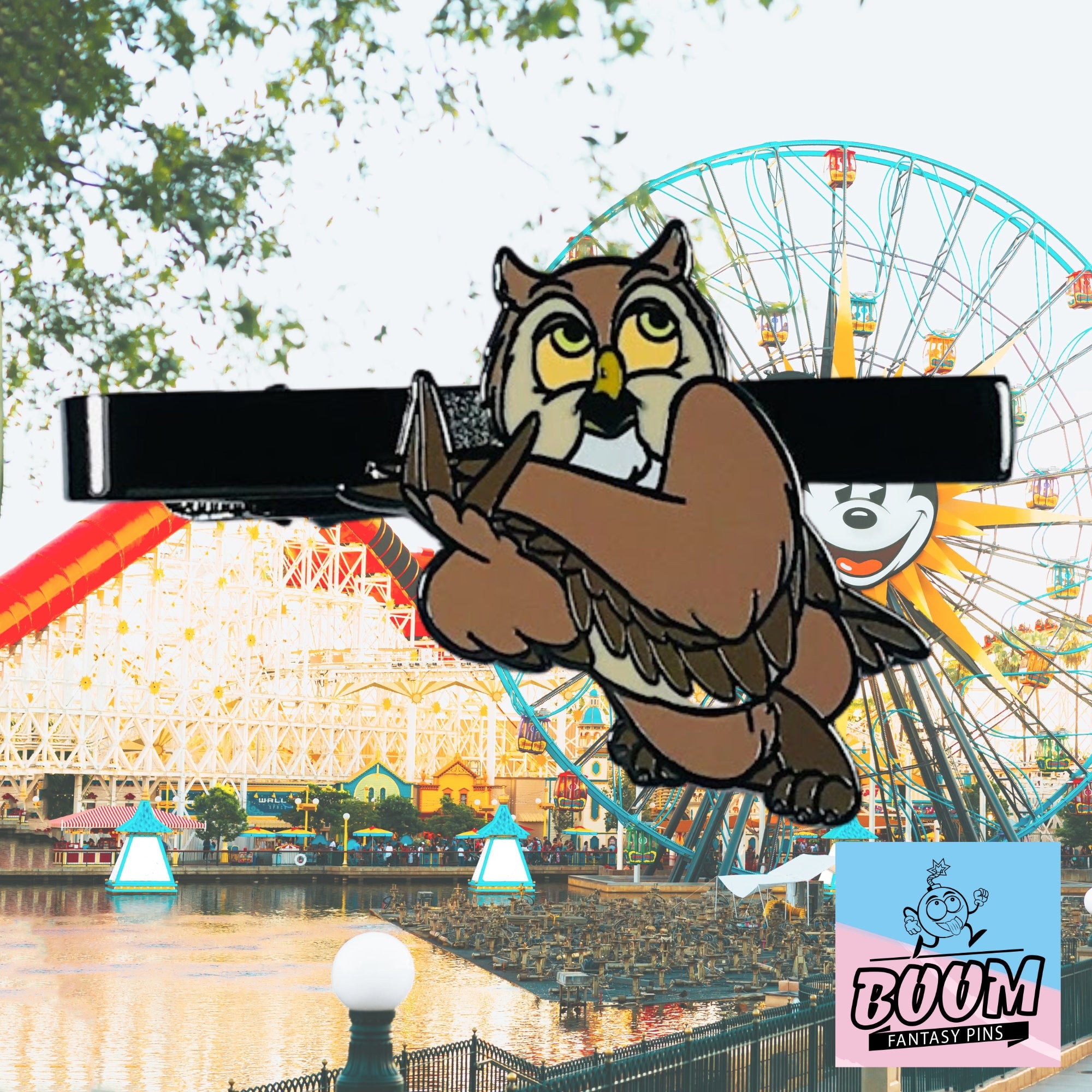 Pinza de corbata – Búho amigo de Bambi – Disney Fantasy