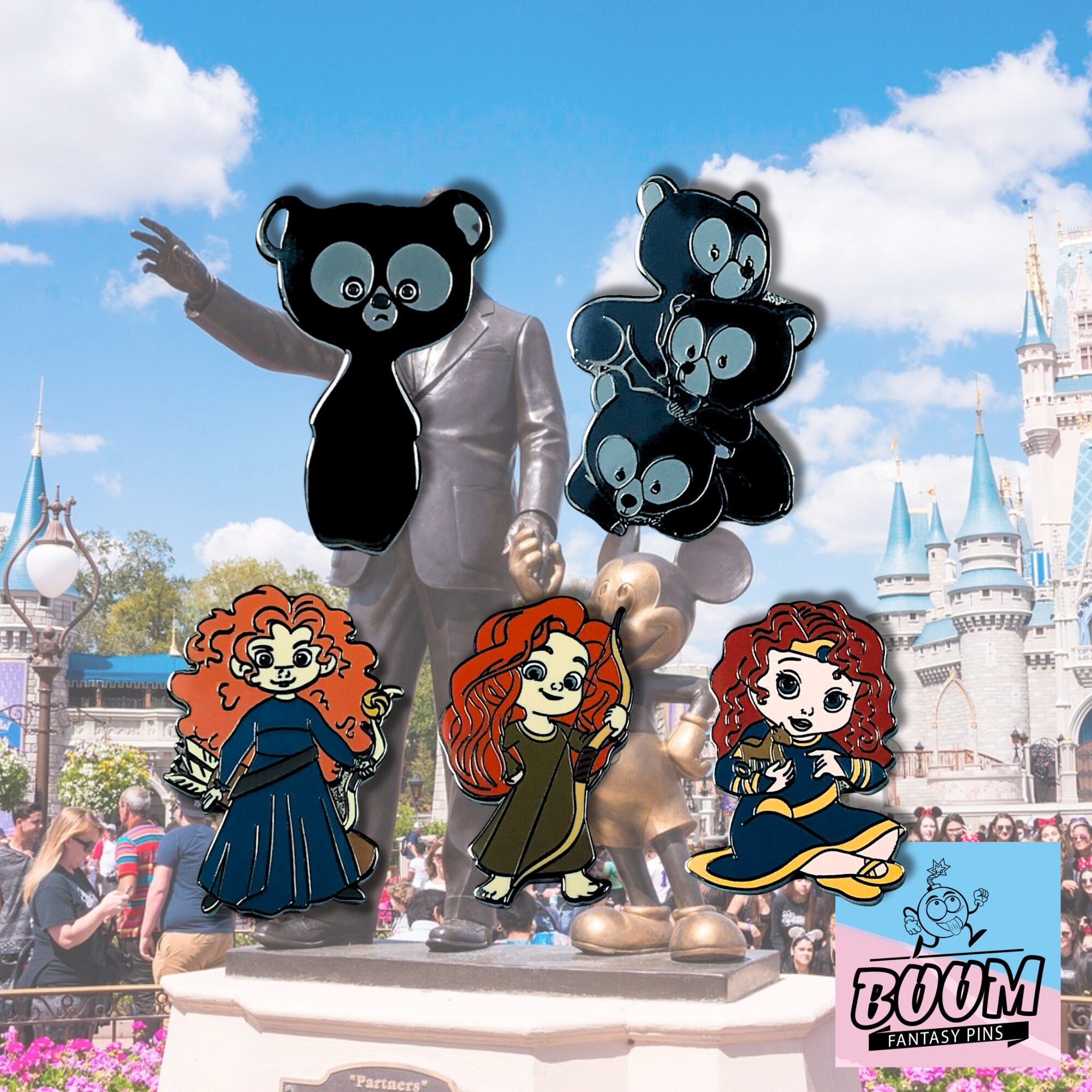 Pin – Mérida de Valiente – Disney Fantasy