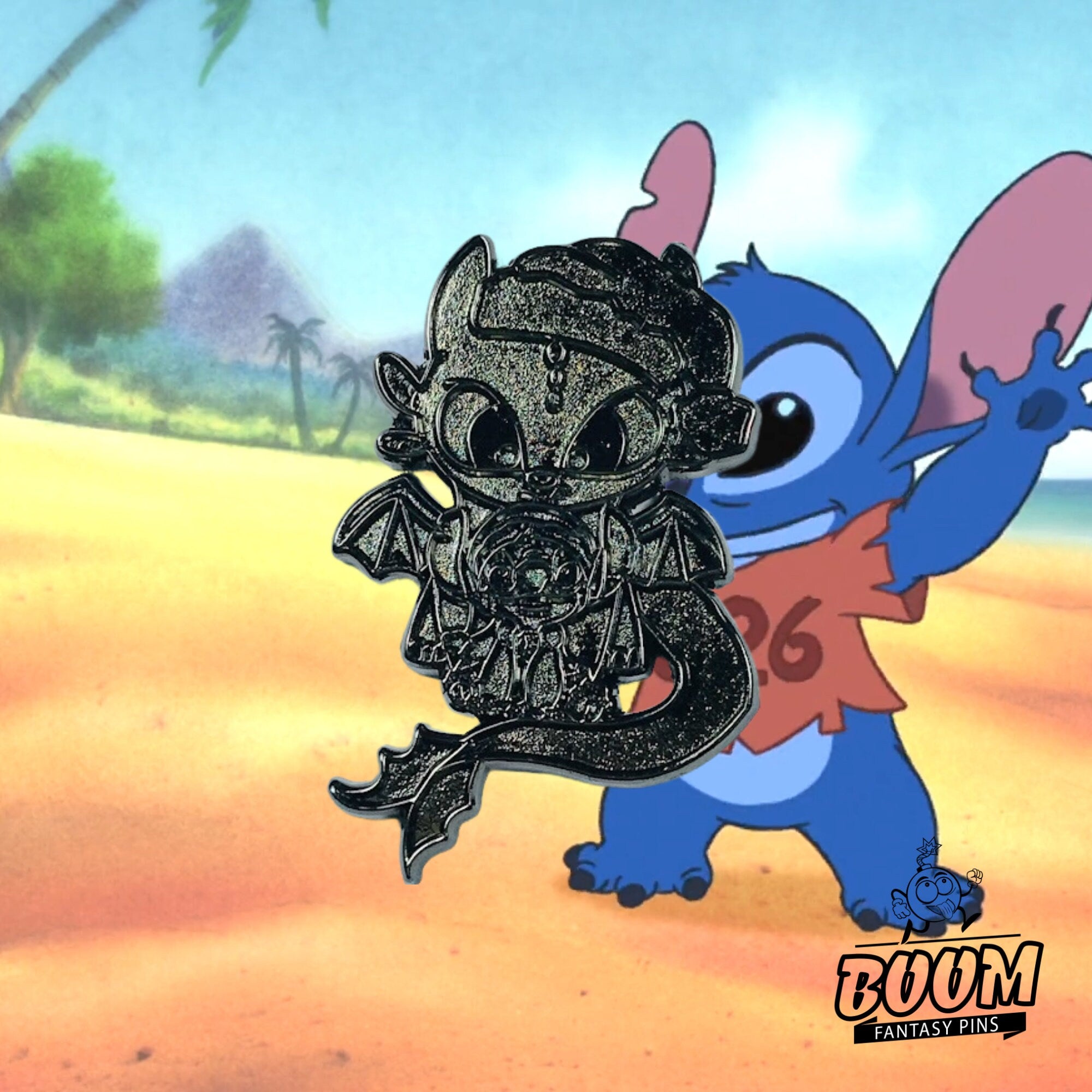 Épingle – Expérience 626 Stitch et Krokmou de Lilo &amp; Stitch – Disney Fantasy