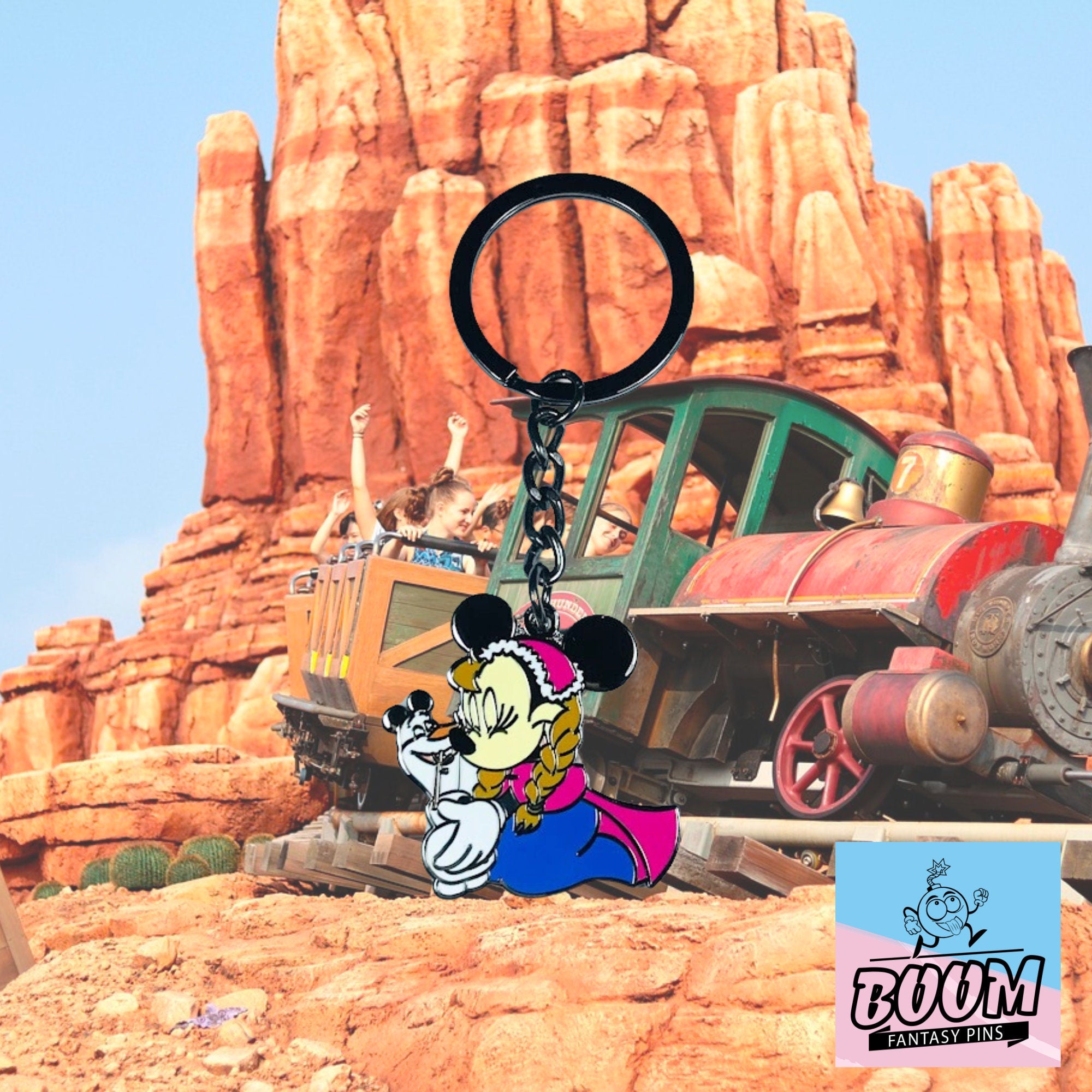 Porte-clés – Minnie Mouse en Anna de La Reine des Neiges – Disney Fantasy