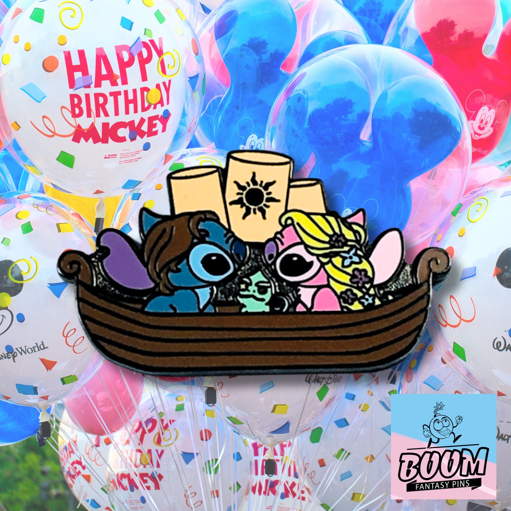 Pin – Stitch y Ángel de Lilo &amp; Stitch – Disney Fantasy