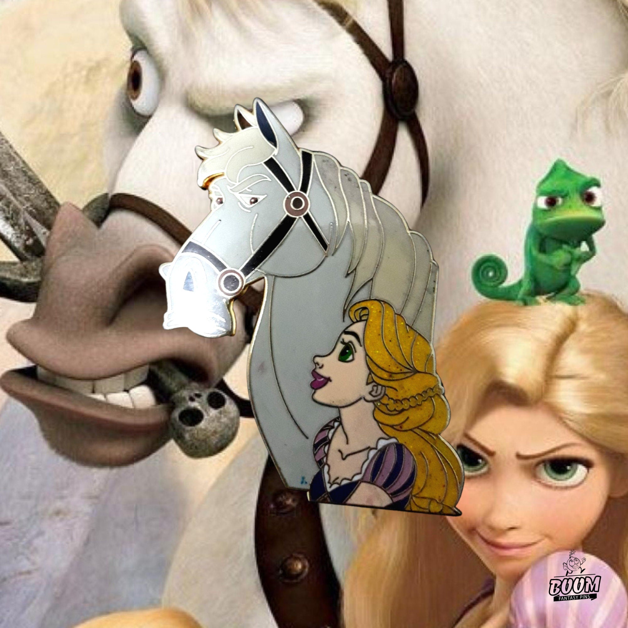 Pin's – Raiponce et Maximus du film Raiponce – Disney Fantasy