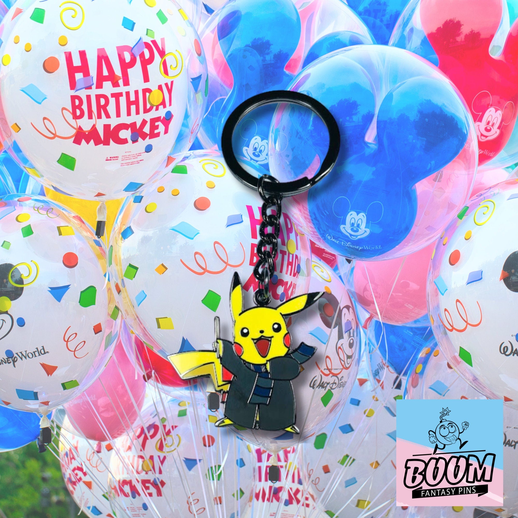 Llavero – Pikachu de Pokémon y Harry Potter – Disney Fantasy