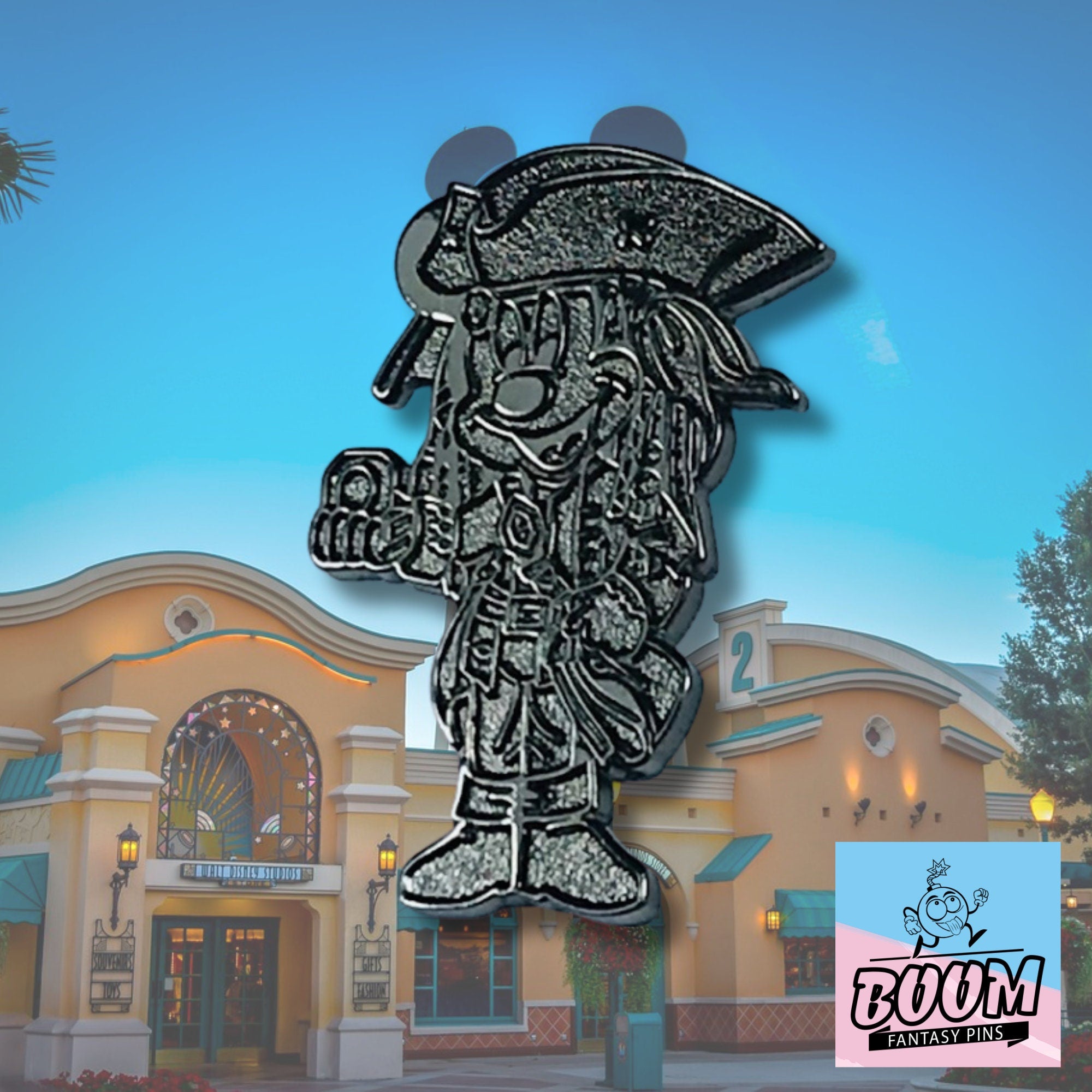 Pin – Mickey Mouse como el Capitán Jack Sparrow de Piratas del Caribe – Disney Fantasy