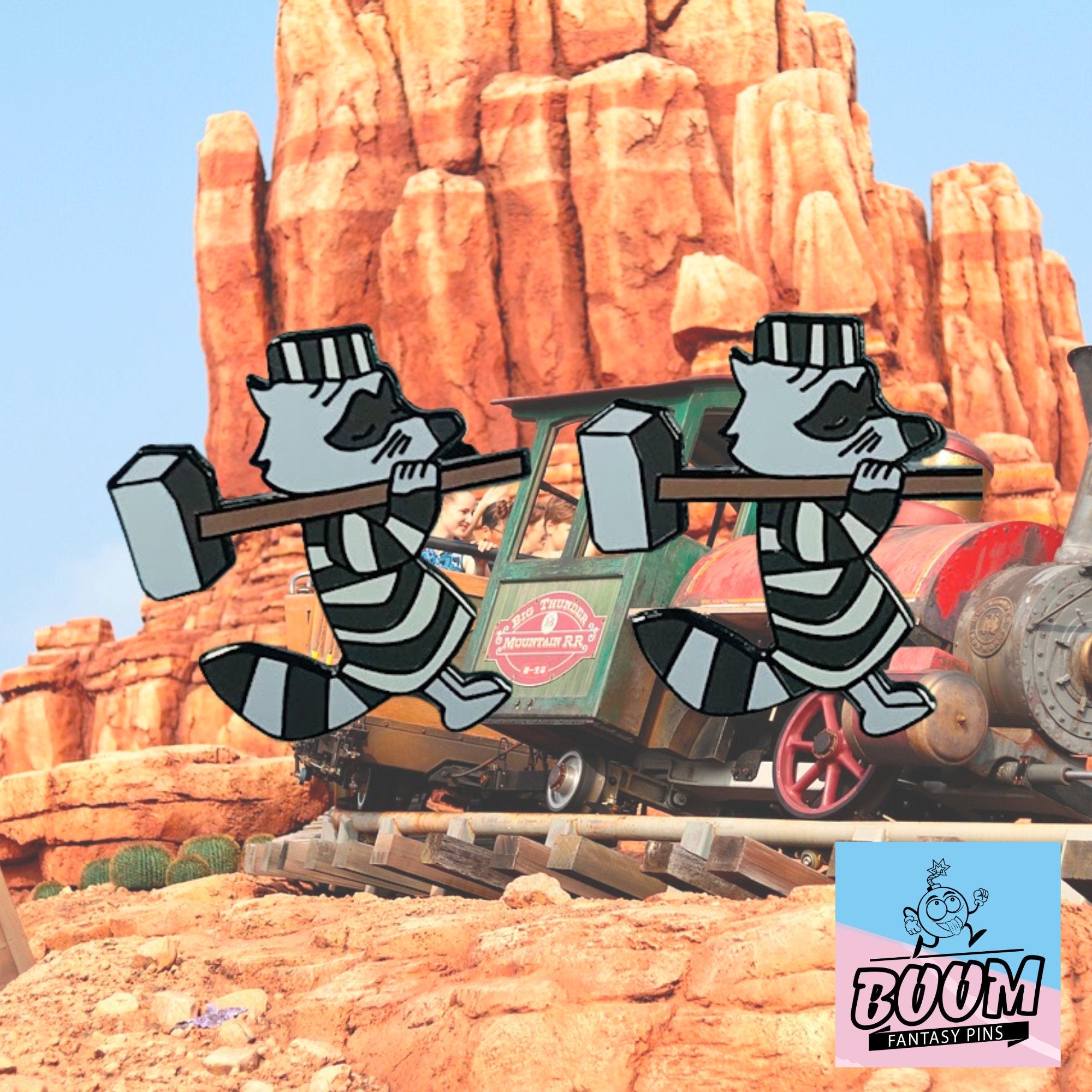 Cufflinks – Recurring Raccoon from Robin Hood – Disney Fantasy