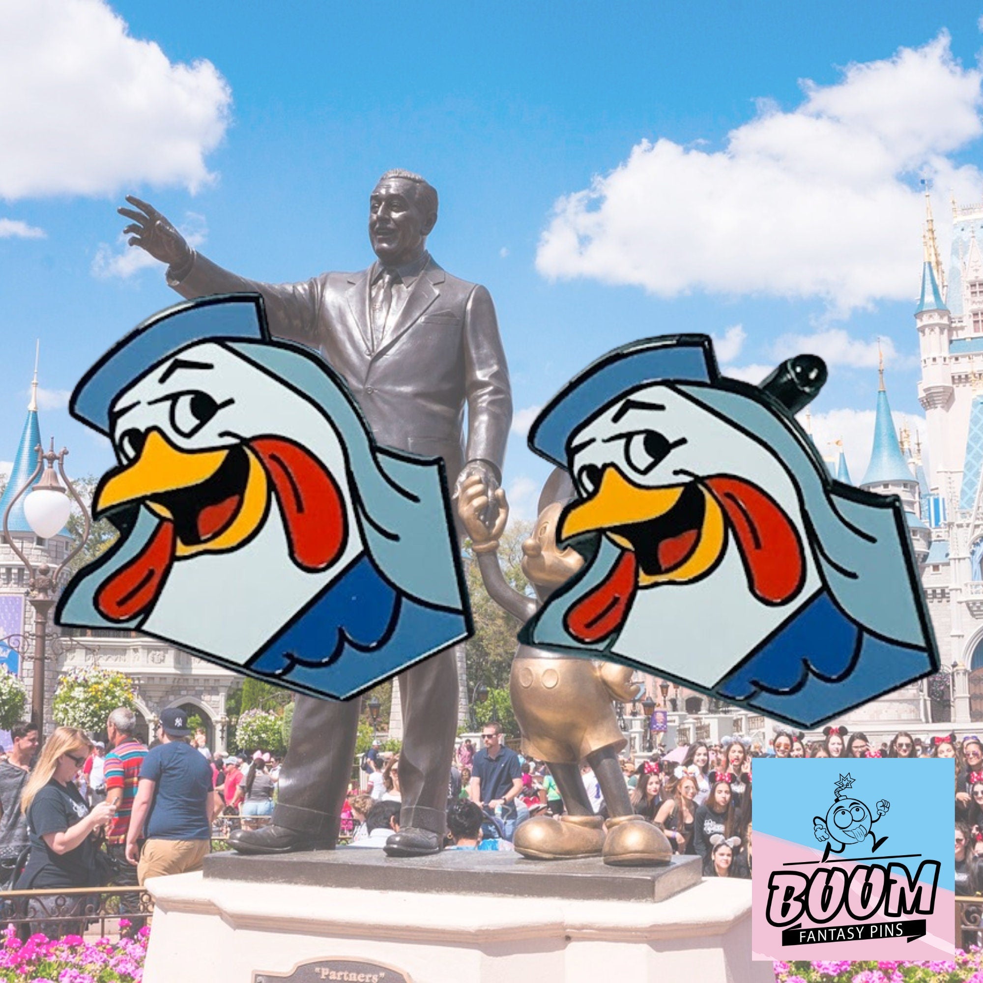 Cufflinks – Lady Kluck from Robin Hood – Disney Fantasy