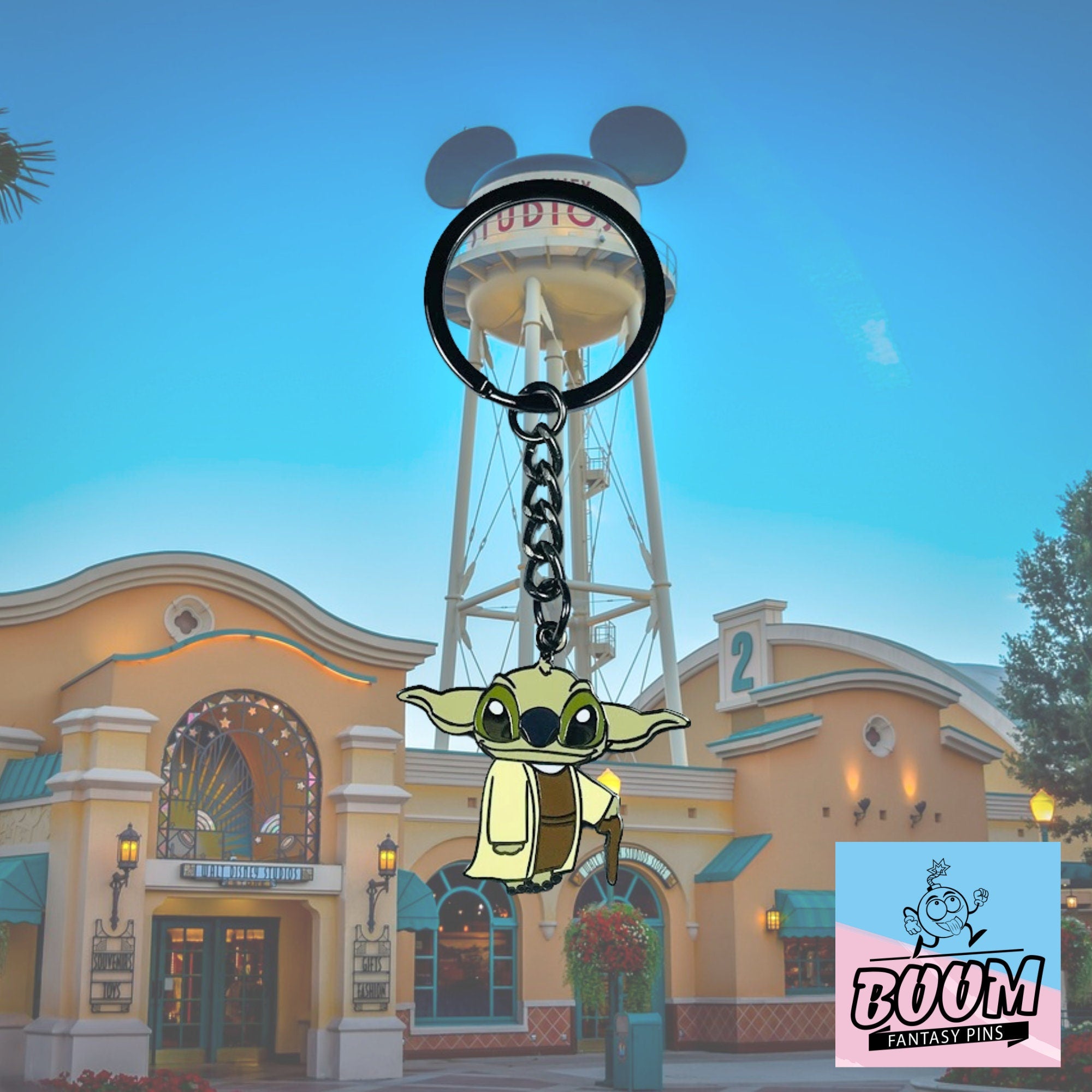 Llavero – Experimento 626 Stitch como Yoda de Lilo &amp; Stitch – Disney Fantasy