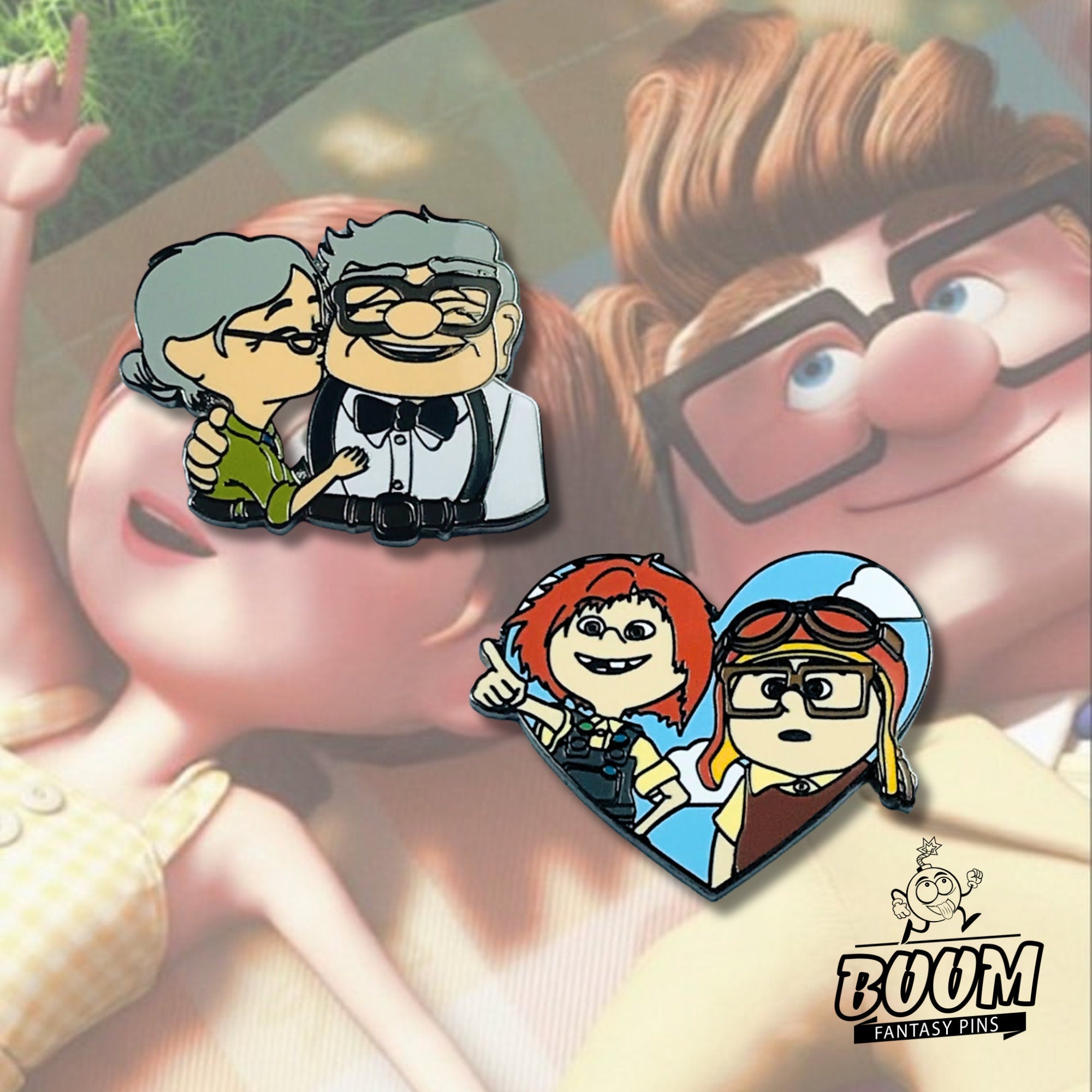 Pin – Carl Fredricksen y Ellie Fredricksen de Up – Disney Fantasy