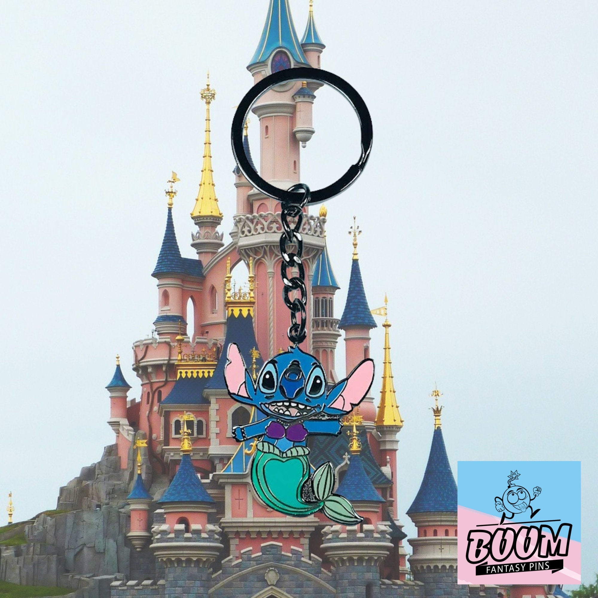 Llavero – Experimento 626 Stitch como Ariel de Lilo &amp; Stitch – Disney Fantasy