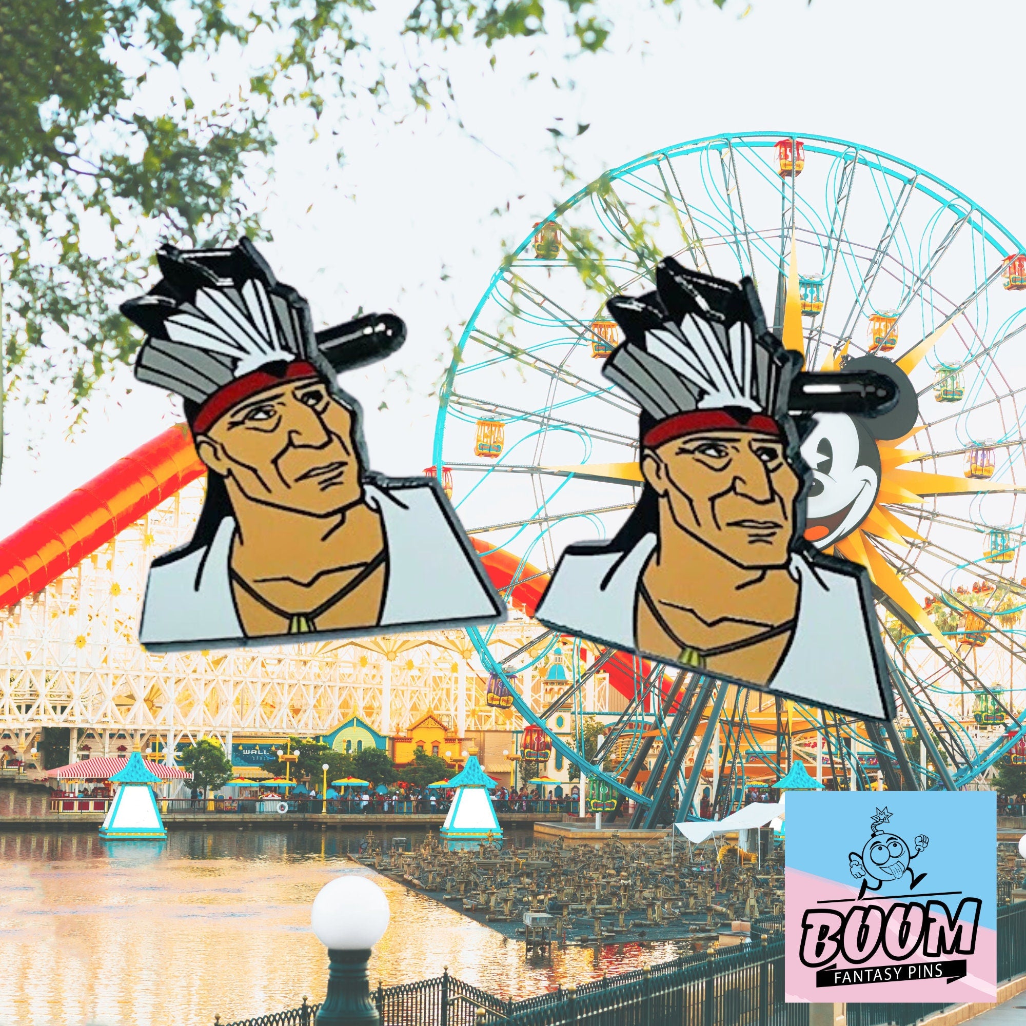 Gemelos – Jefe Powhatan de Pocahontas – Disney Fantasy