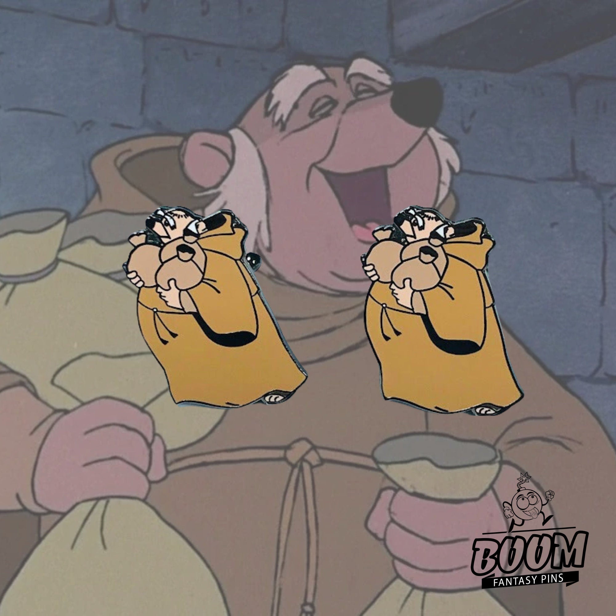 Cufflinks – Friar Tuck from Robin Hood – Disney Fantasy
