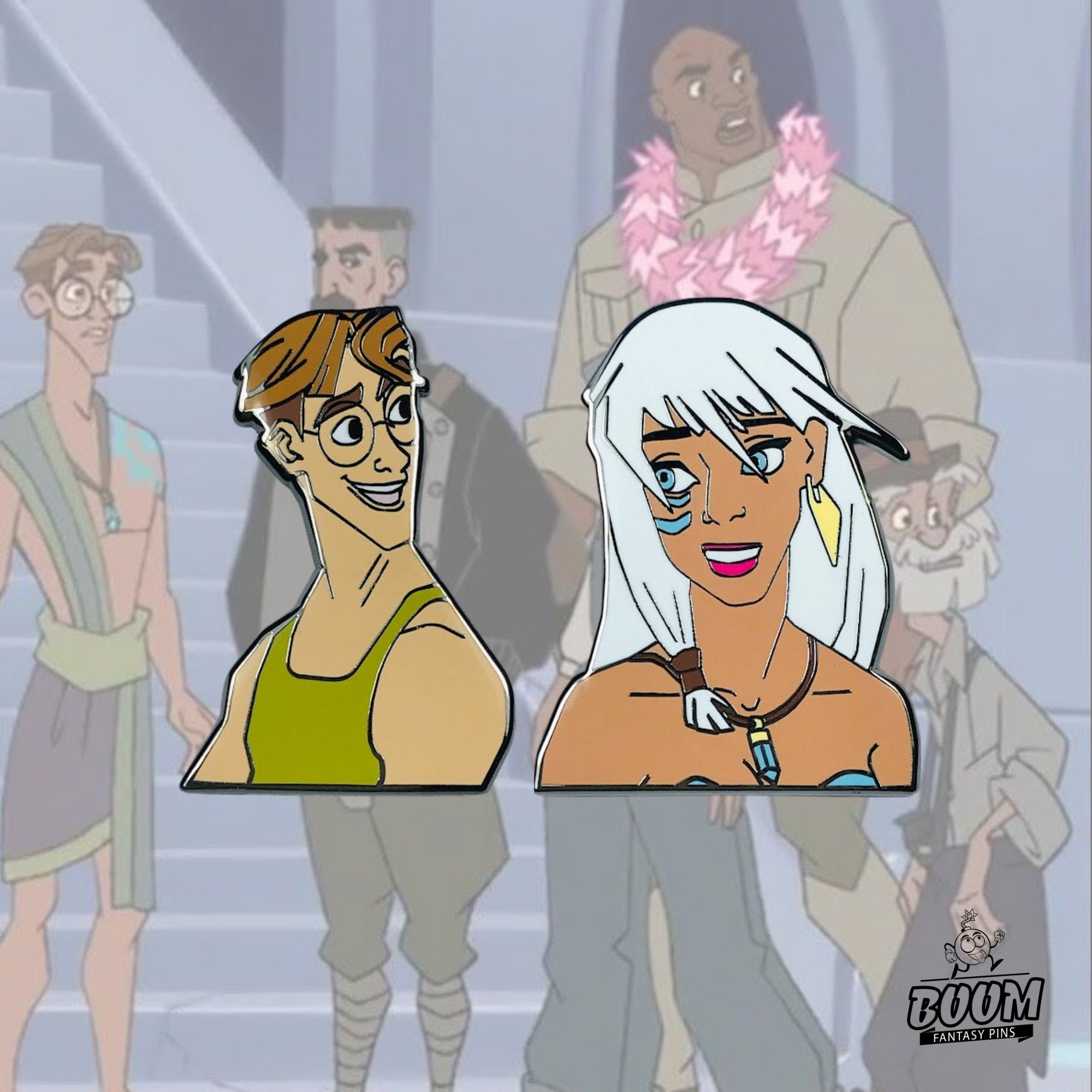 Pin – Milo Thatch and Princess Kida from Atlantis The Lost Empire – Disney Fantasy