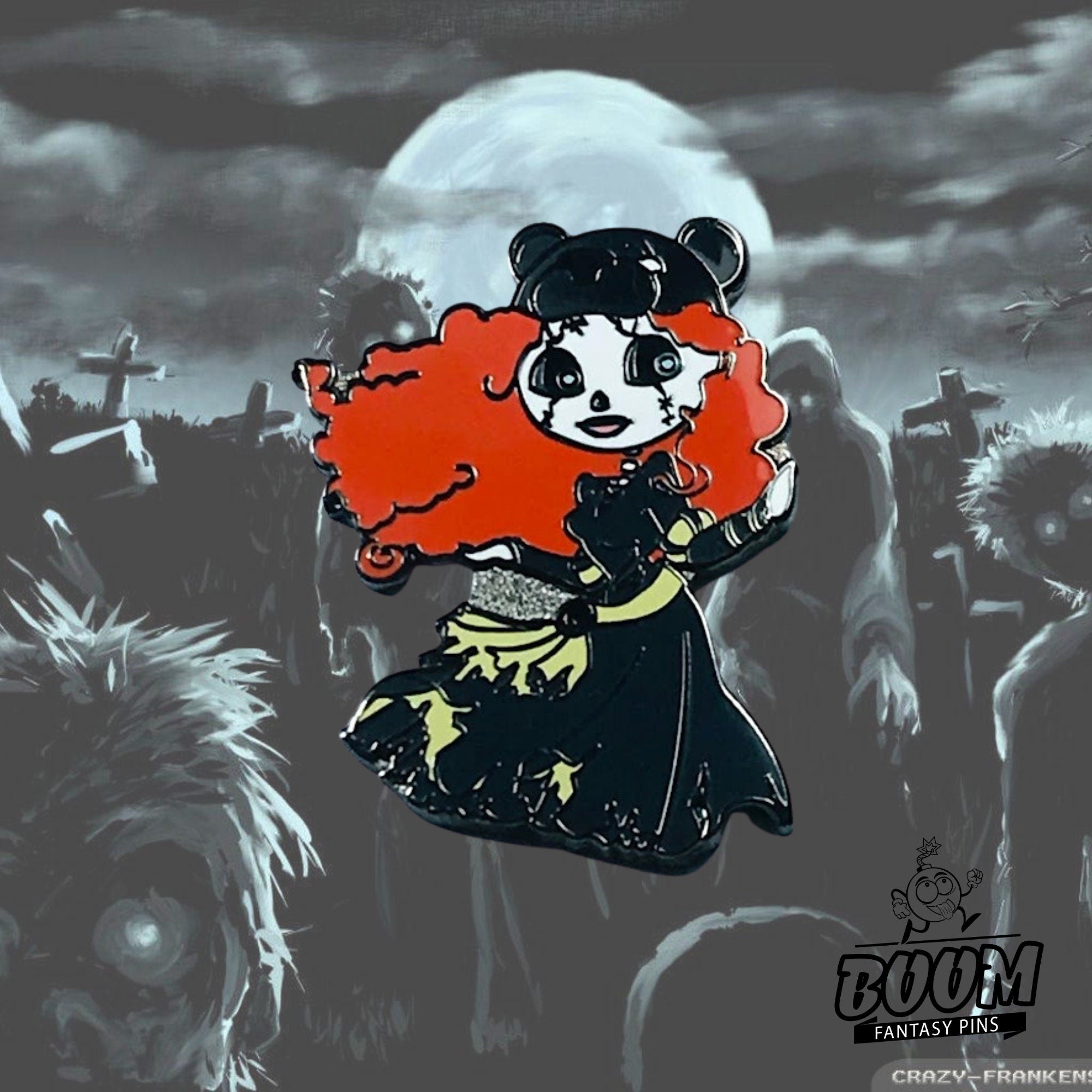 Pin – Mérida como zombi de Valiente – Disney Fantasy