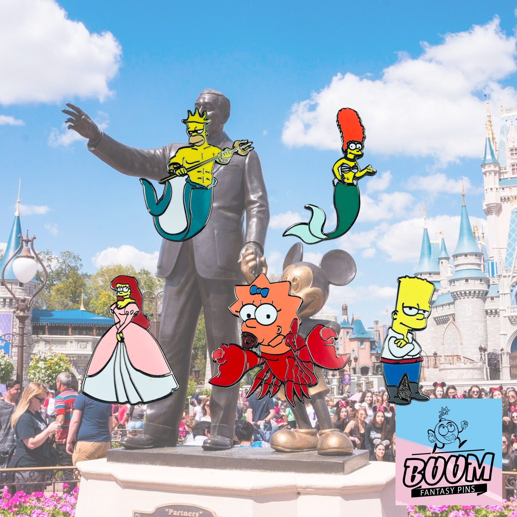 Pin's – Marge Simpson des Simpson – Disney Fantasy