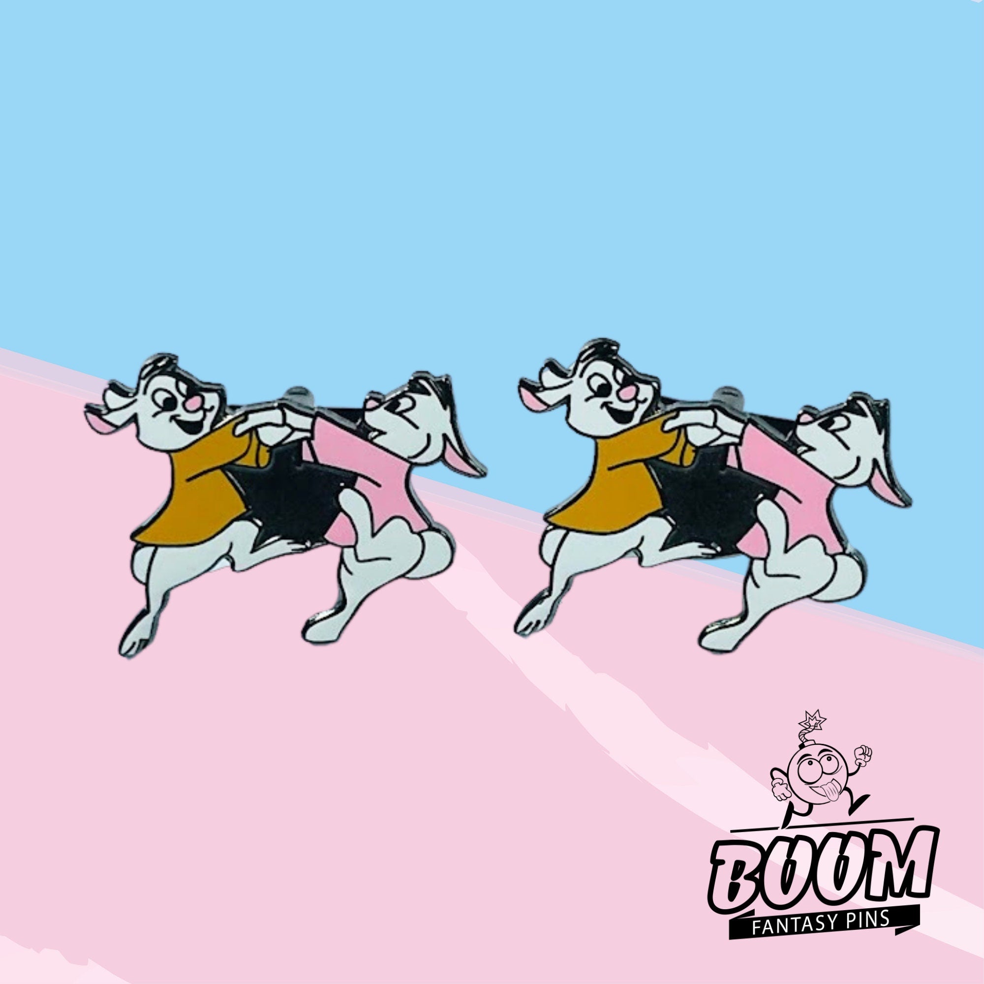 Cufflinks – Skippy Yellow and Sis Bunny from Robin Hood – Disney Fantasy