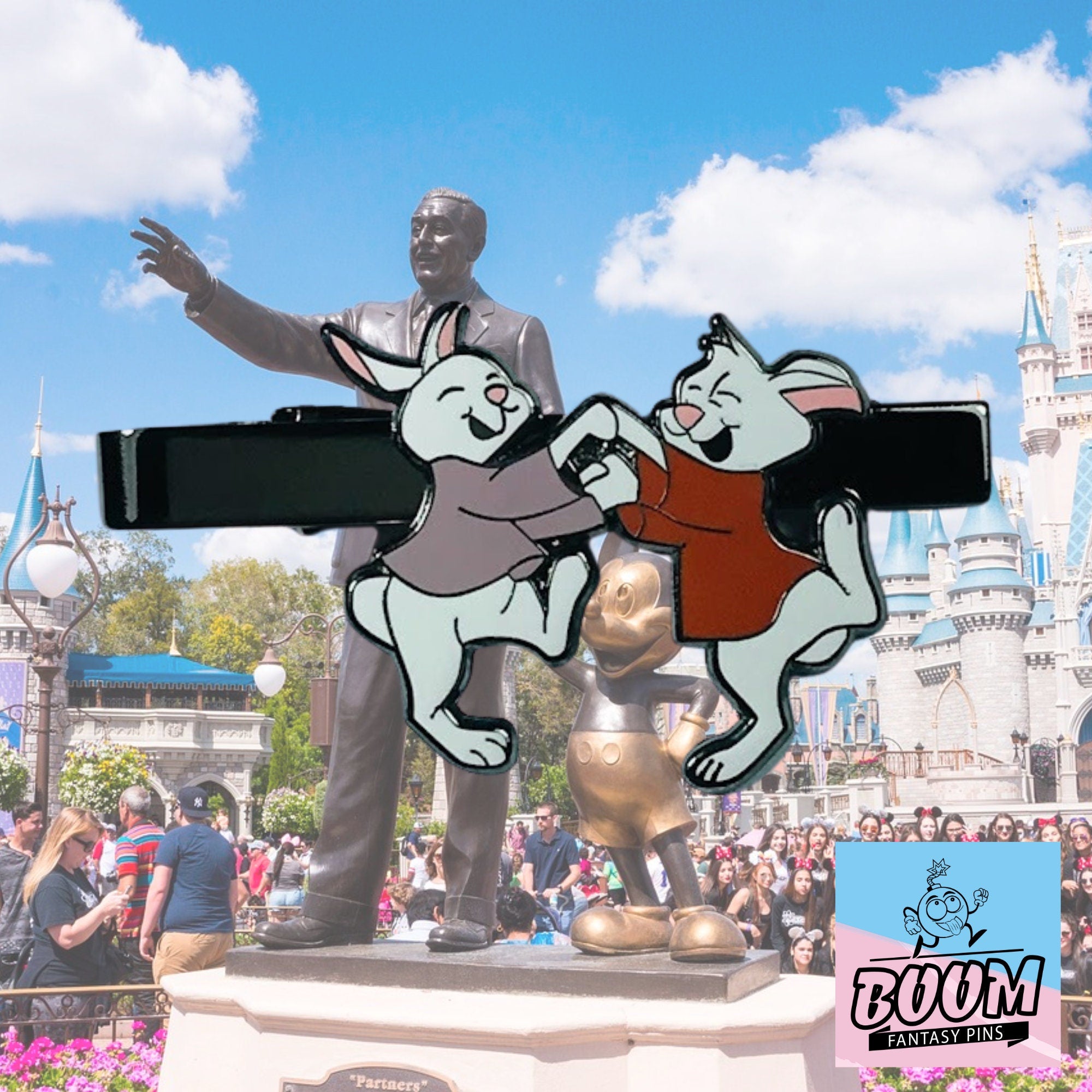 Pinza de corbata – Skippy y Sis Bunny de Robin Hood – Disney Fantasy
