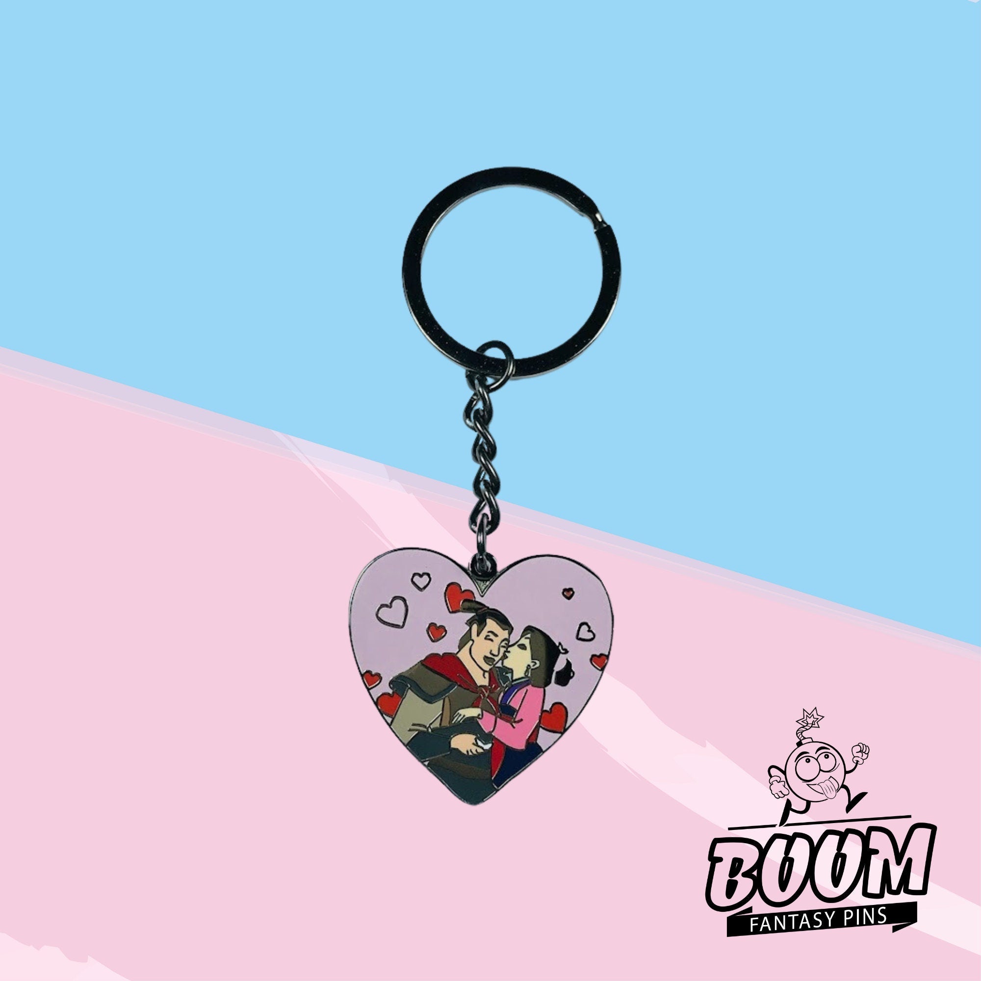 Llavero – Mulan y Li Shang de Mulan – Disney Fantasy